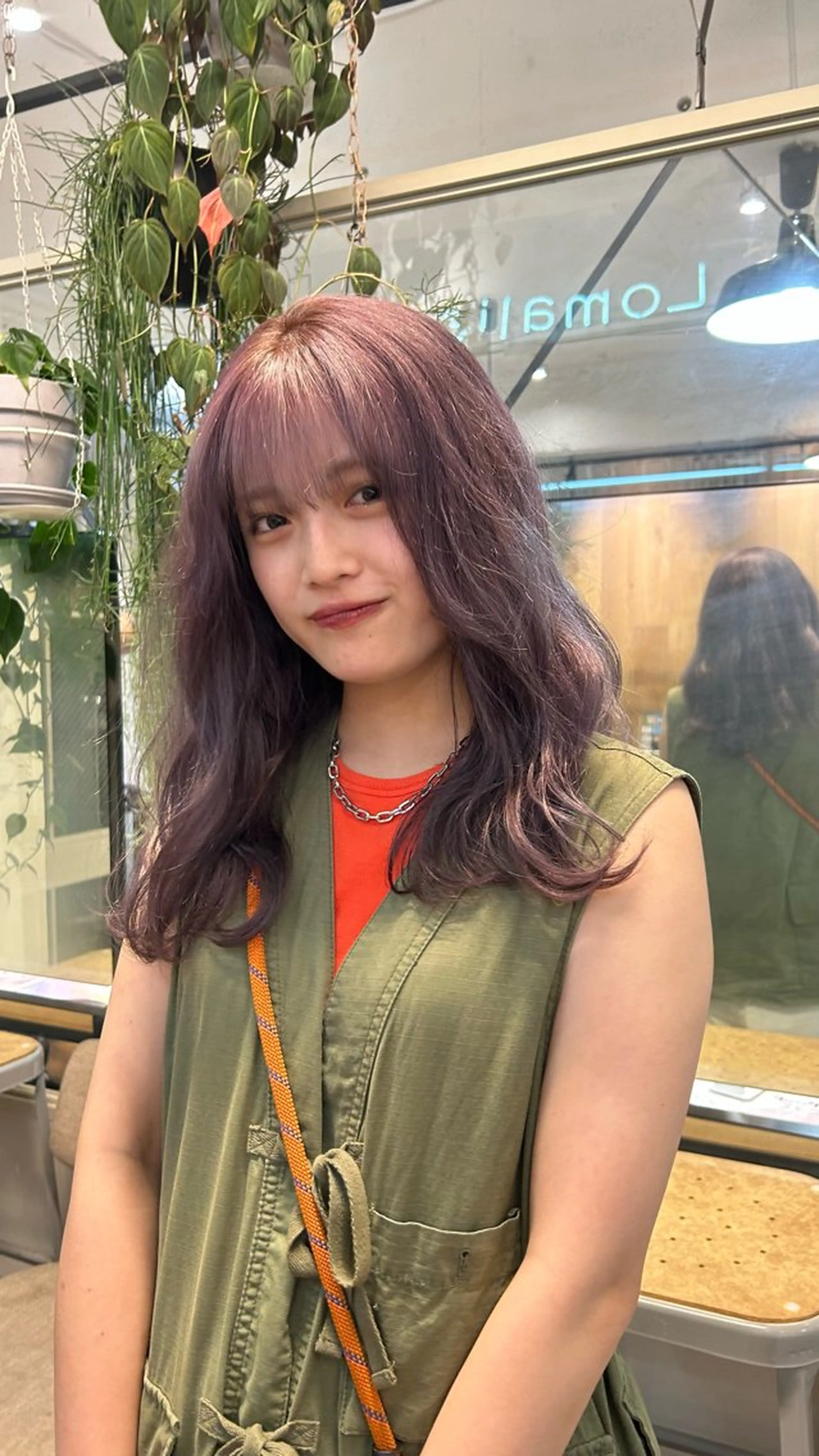 ミディアム カラー ヘアカラー じゅわっと暖色カラー 🍊Moemiのヘアスタイル