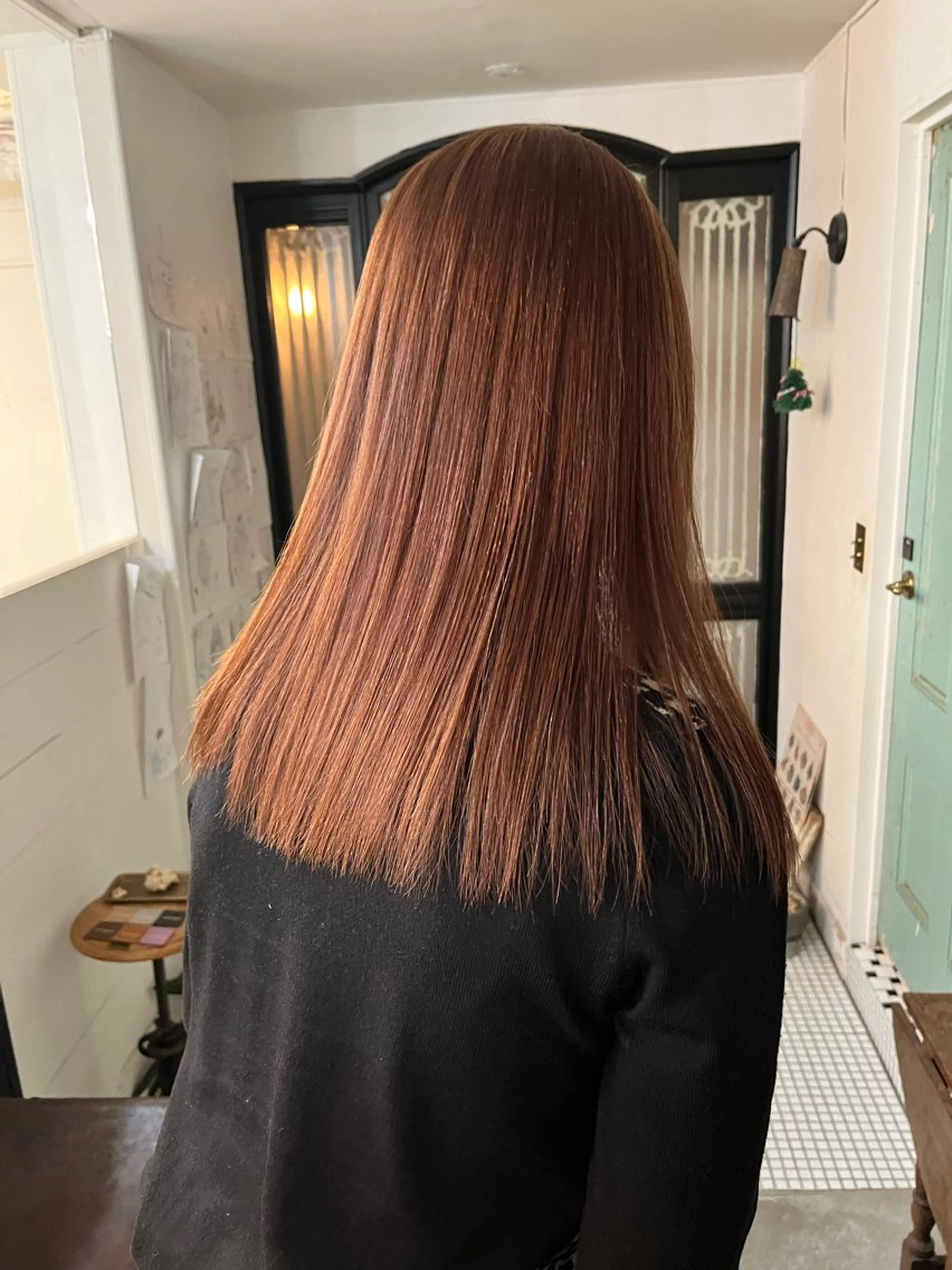 ロング カラー ベージュカラー ブリーチ ダブルカラー ブリーチなしカラー レイヤー/ベージュ mikuのヘアスタイル