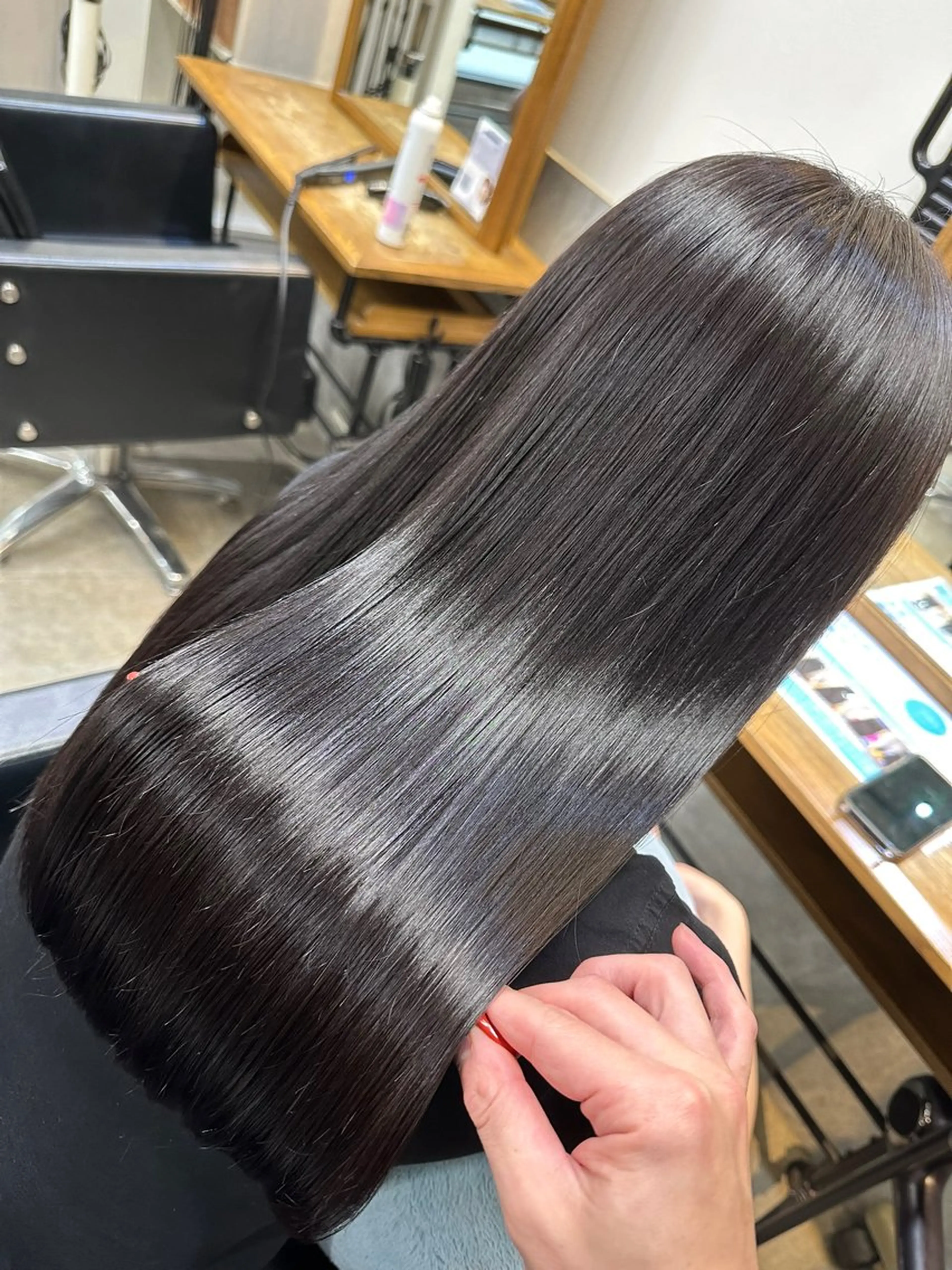 ロング カラー 髪質改善 トリートメント 髪質改善特化サロン ICONIQ天神店のヘアスタイル