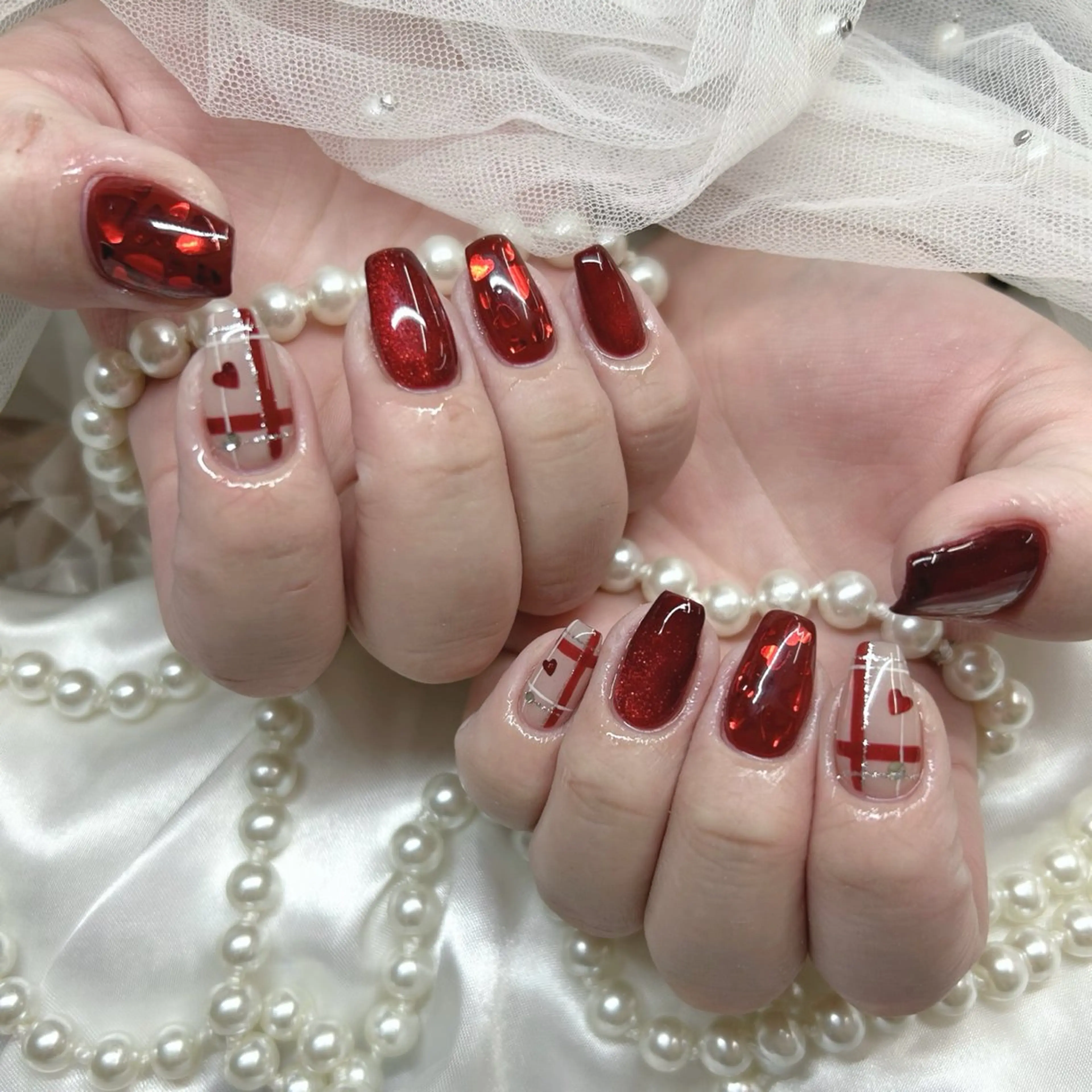 ミディアム ハンドネイル Nailsalon Angeのネイルデザイン