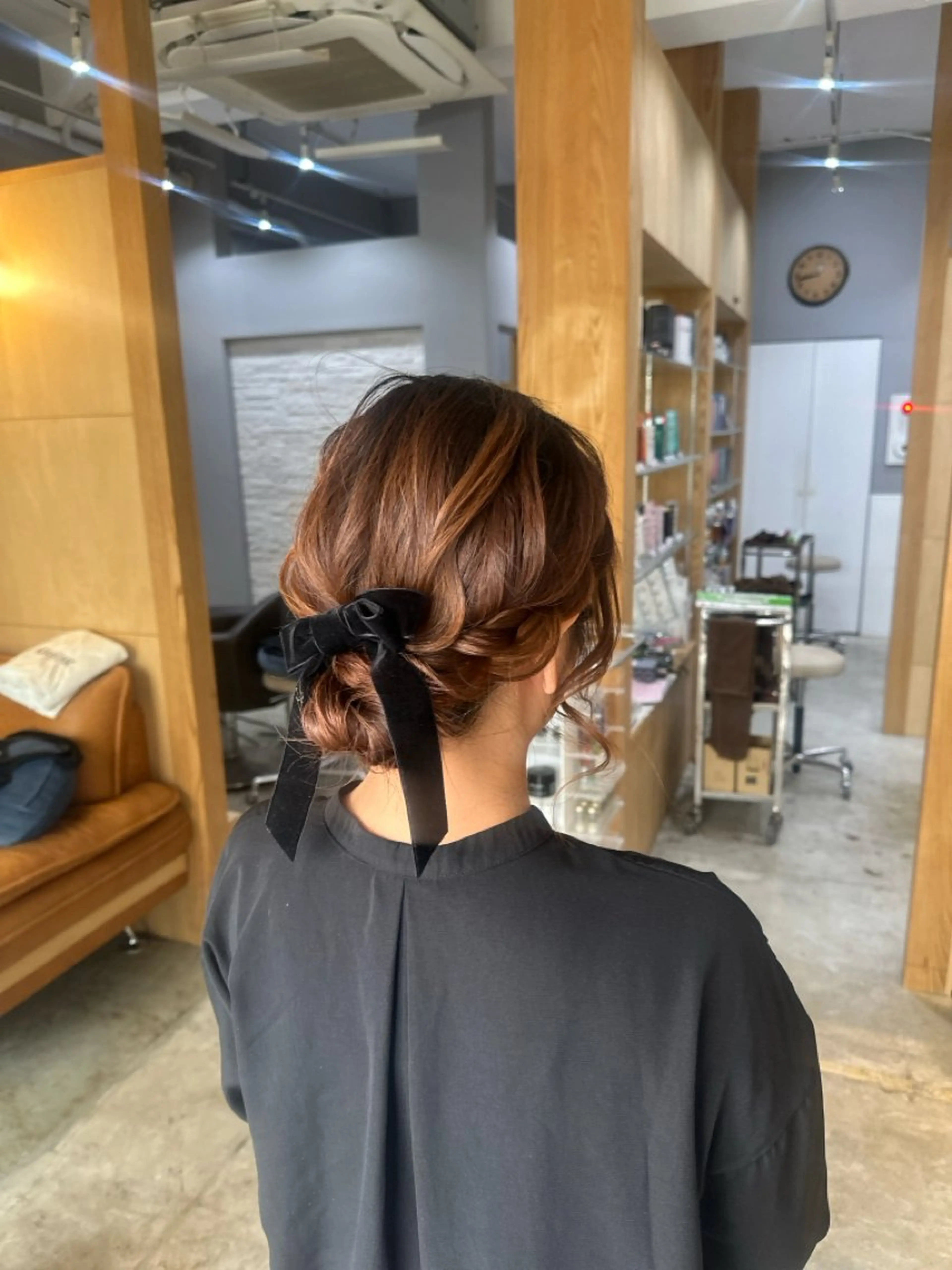 ミディアム ヘアセット miloc MOMOKAのヘアスタイル
