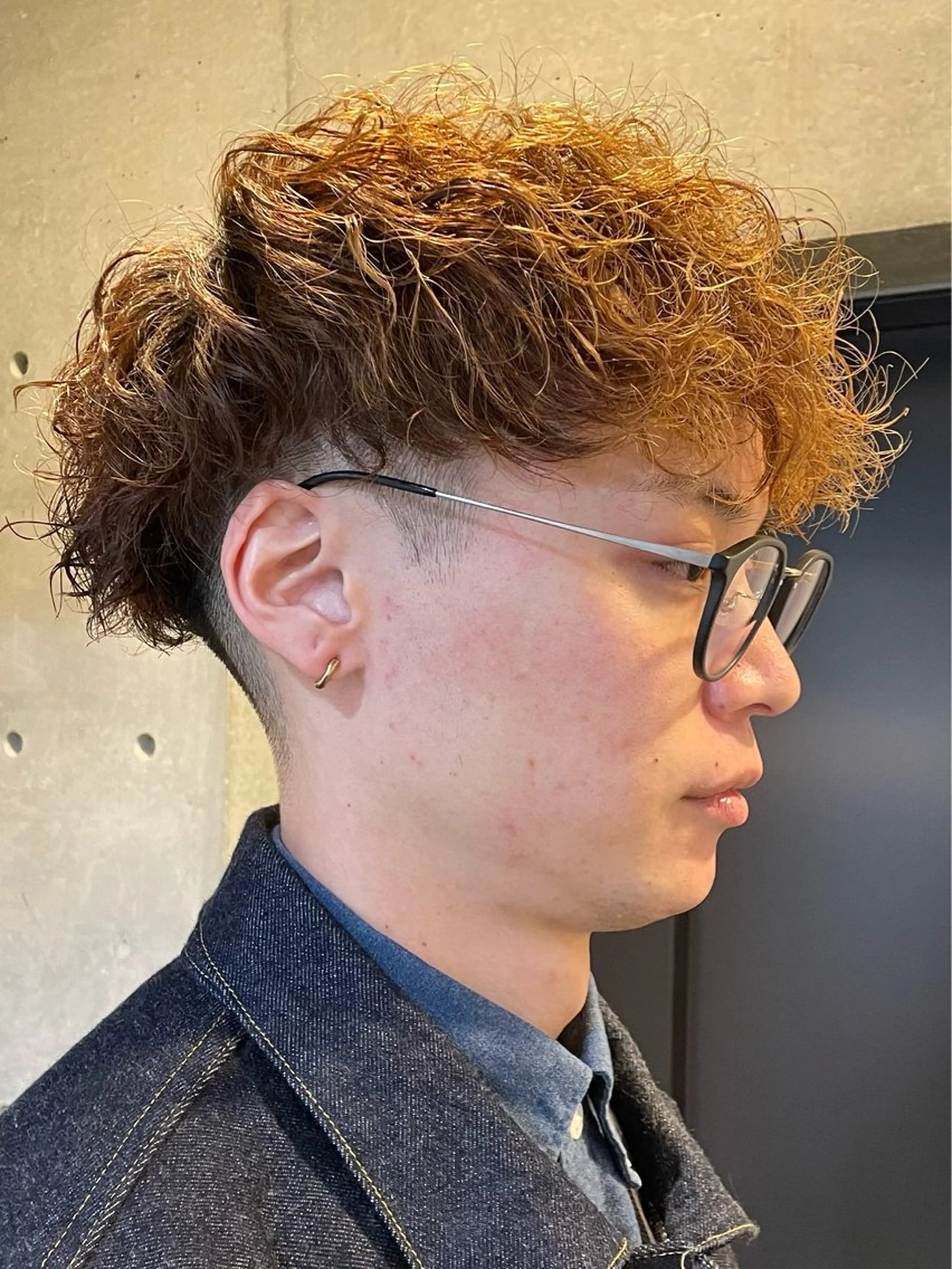 メンズカット+スペインカールの写真