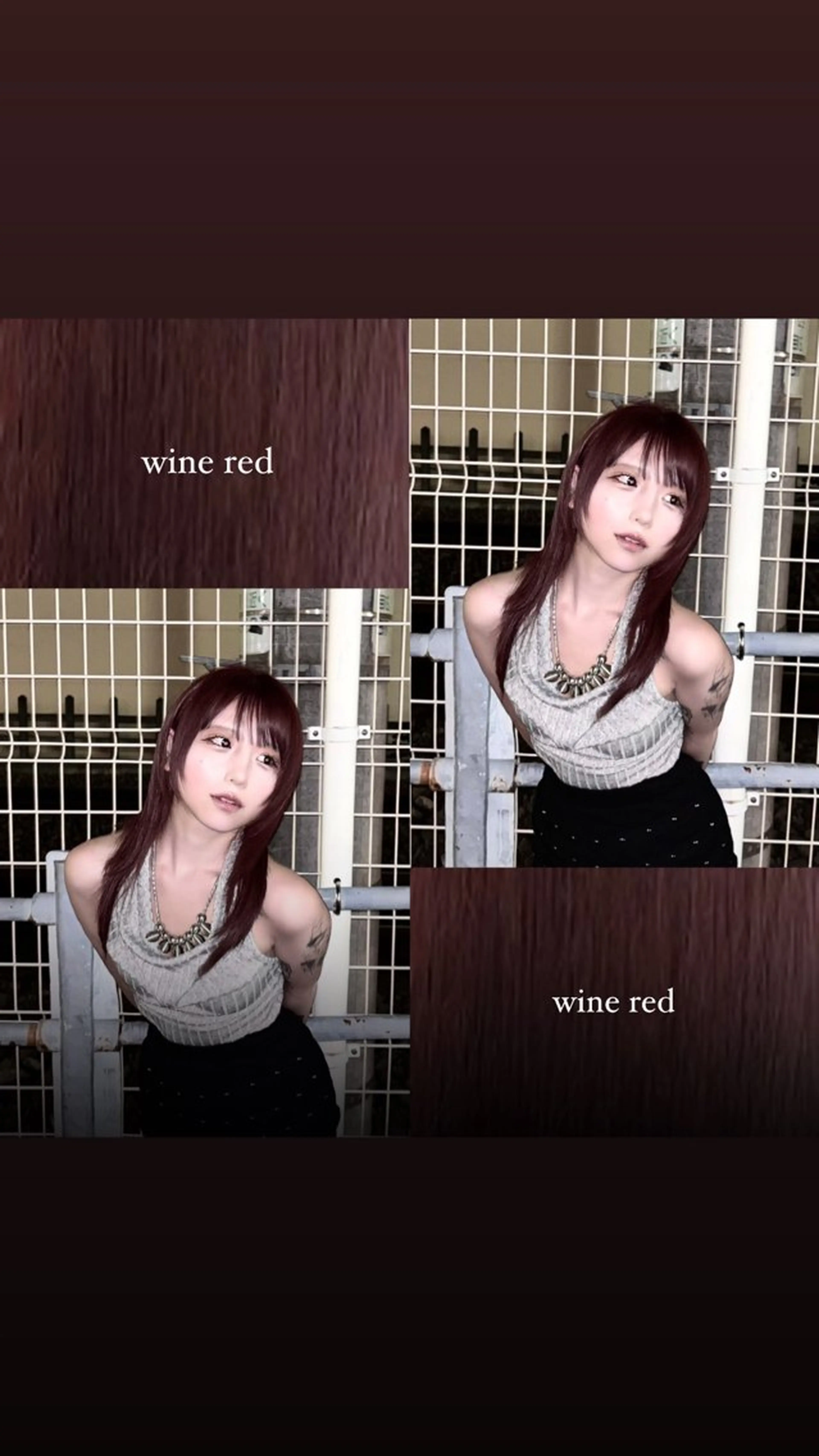 カラー VIALA自由が丘所属・🎀 ももかのヘアスタイル