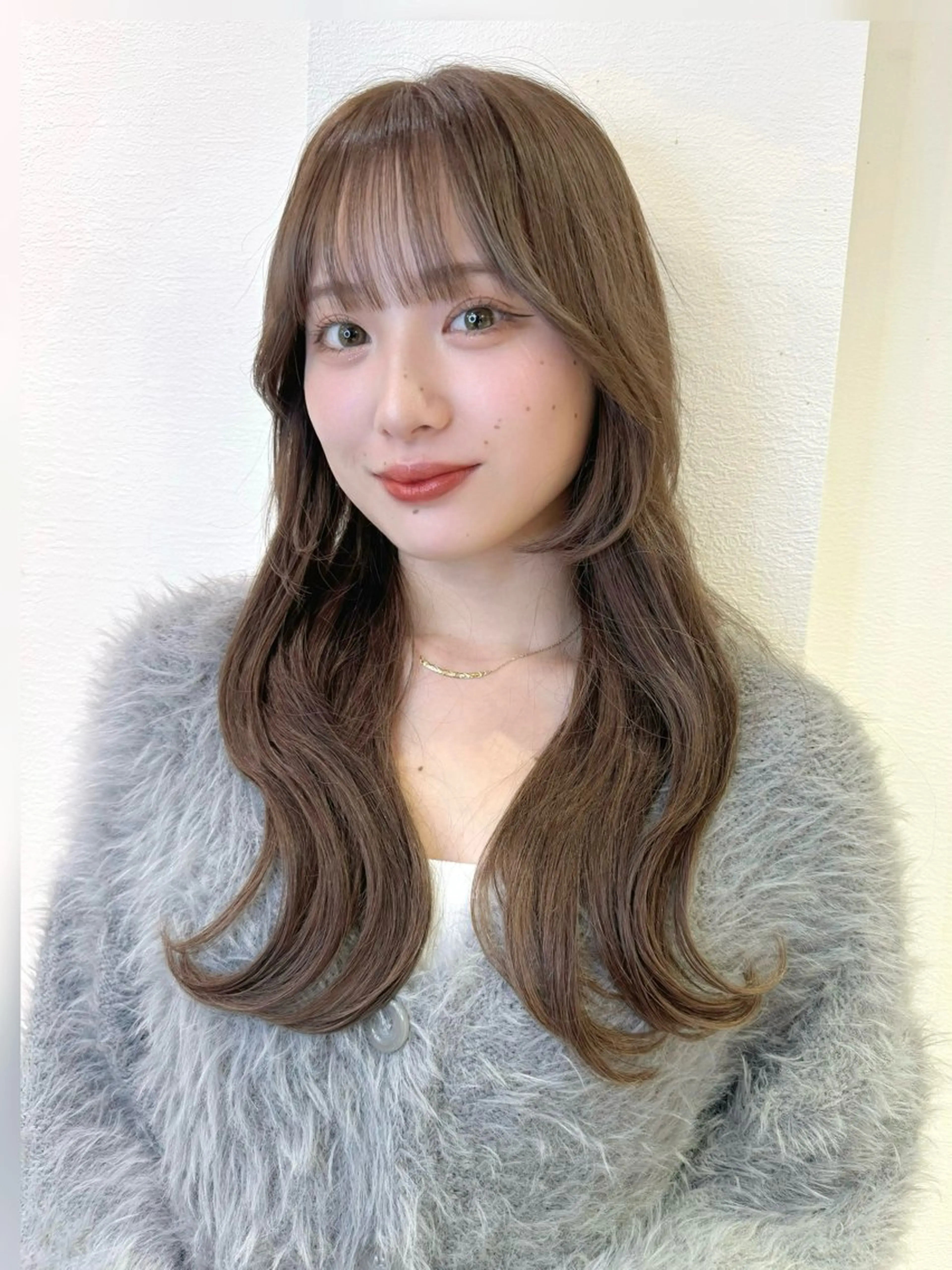 ロング カラー カット ヘアカラー トリートメント レイヤーカット /透明感カラー西田のヘアスタイル