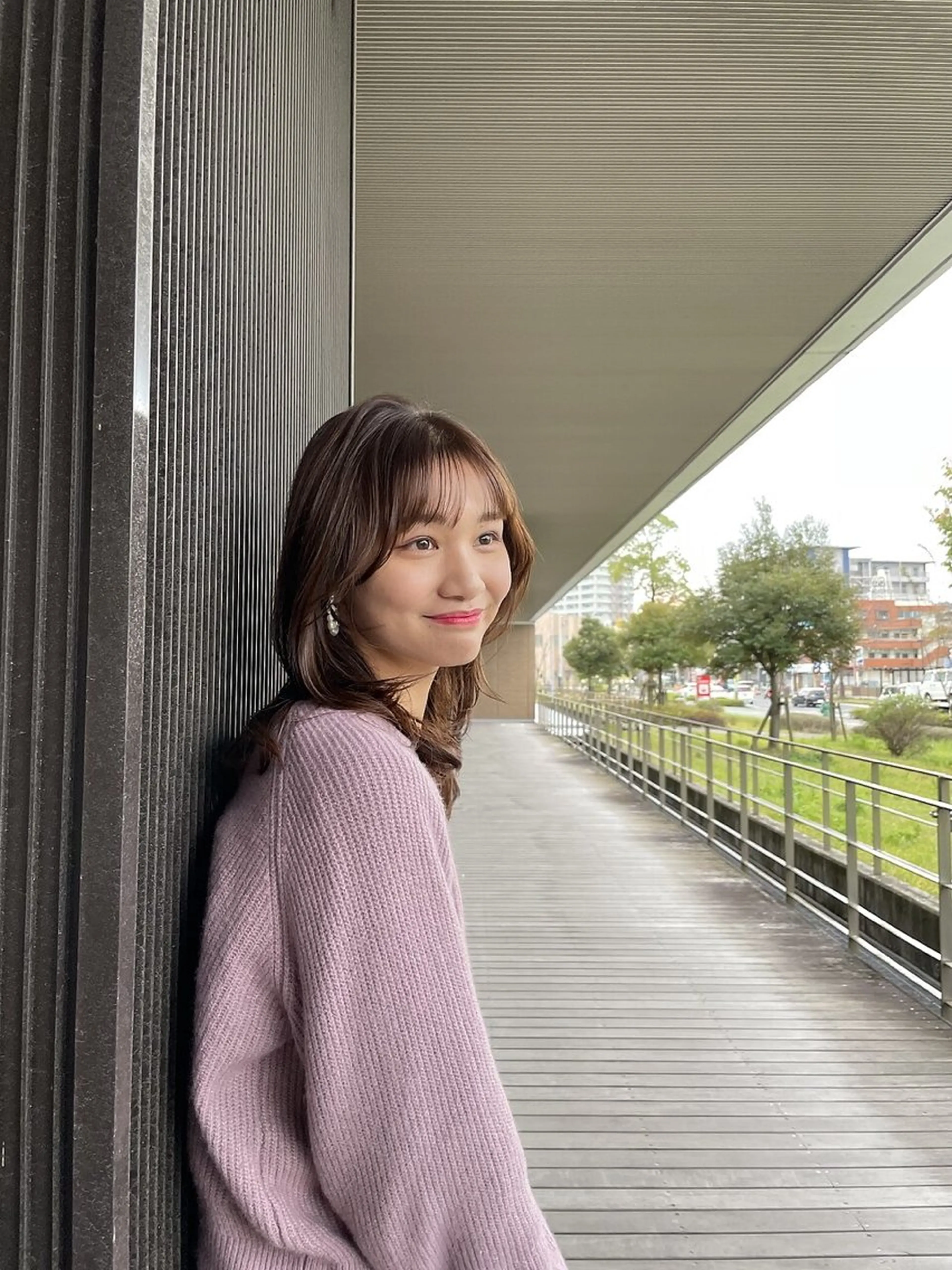 セミロング カラー 髪質改善 縮毛矯正 トリートメント Hello Design Coconeel所属・髪質改善アンジュール かのんのヘアスタイル