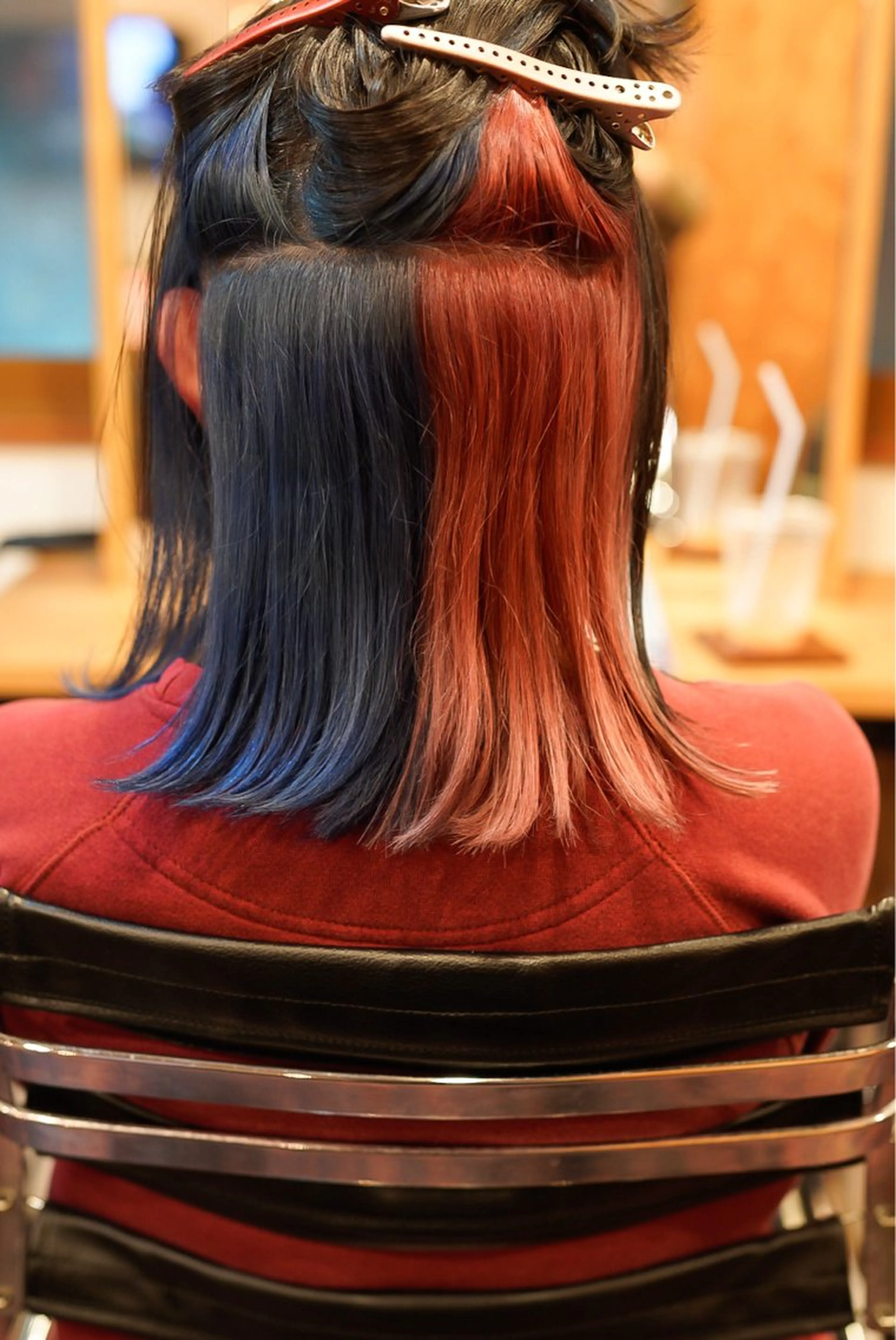 ミディアム カラー 千葉 慎也のヘアスタイル