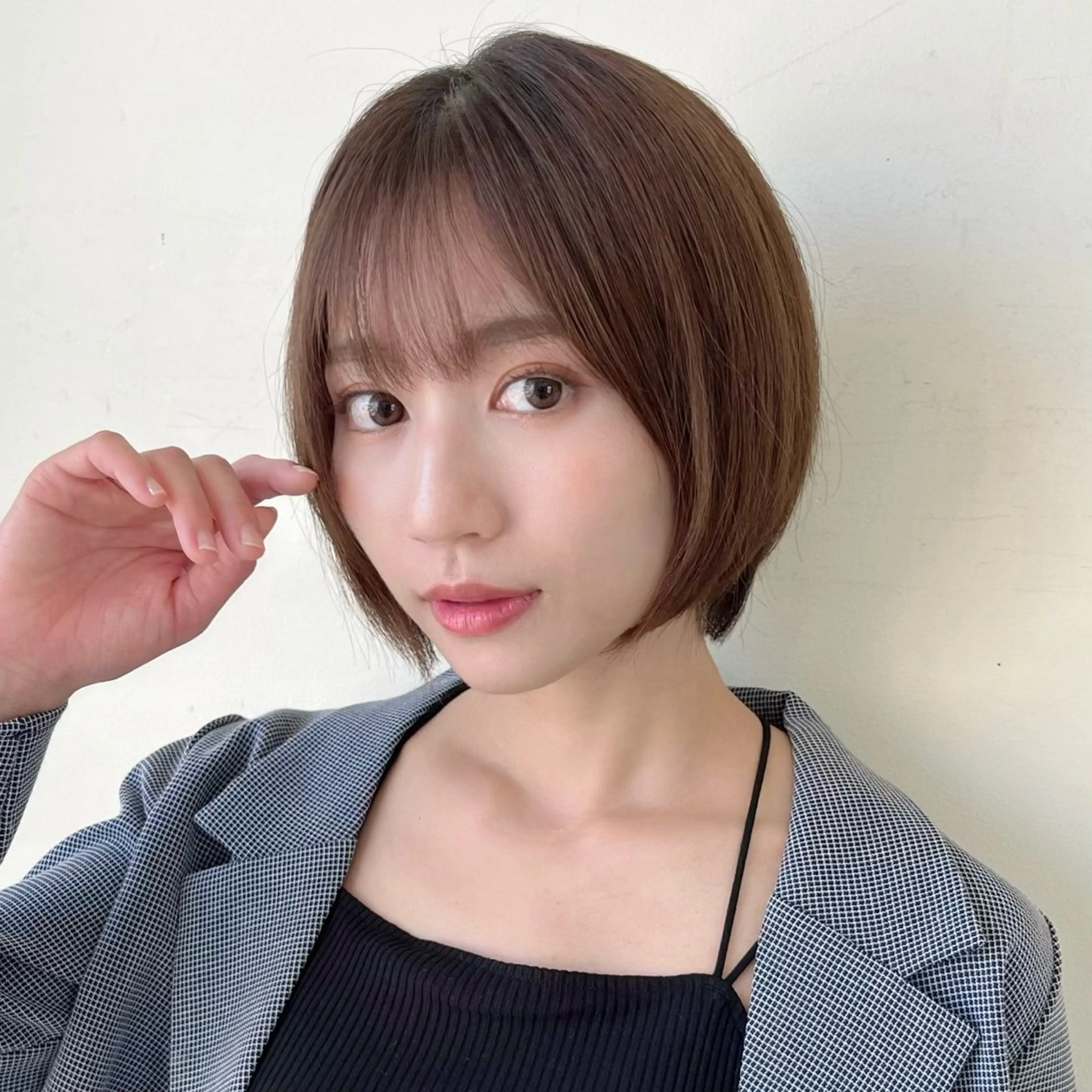 ショート ミセス ショートヘア クローバー八木店所属・白髪ぼかし/ショート 福原ないとのヘアスタイル