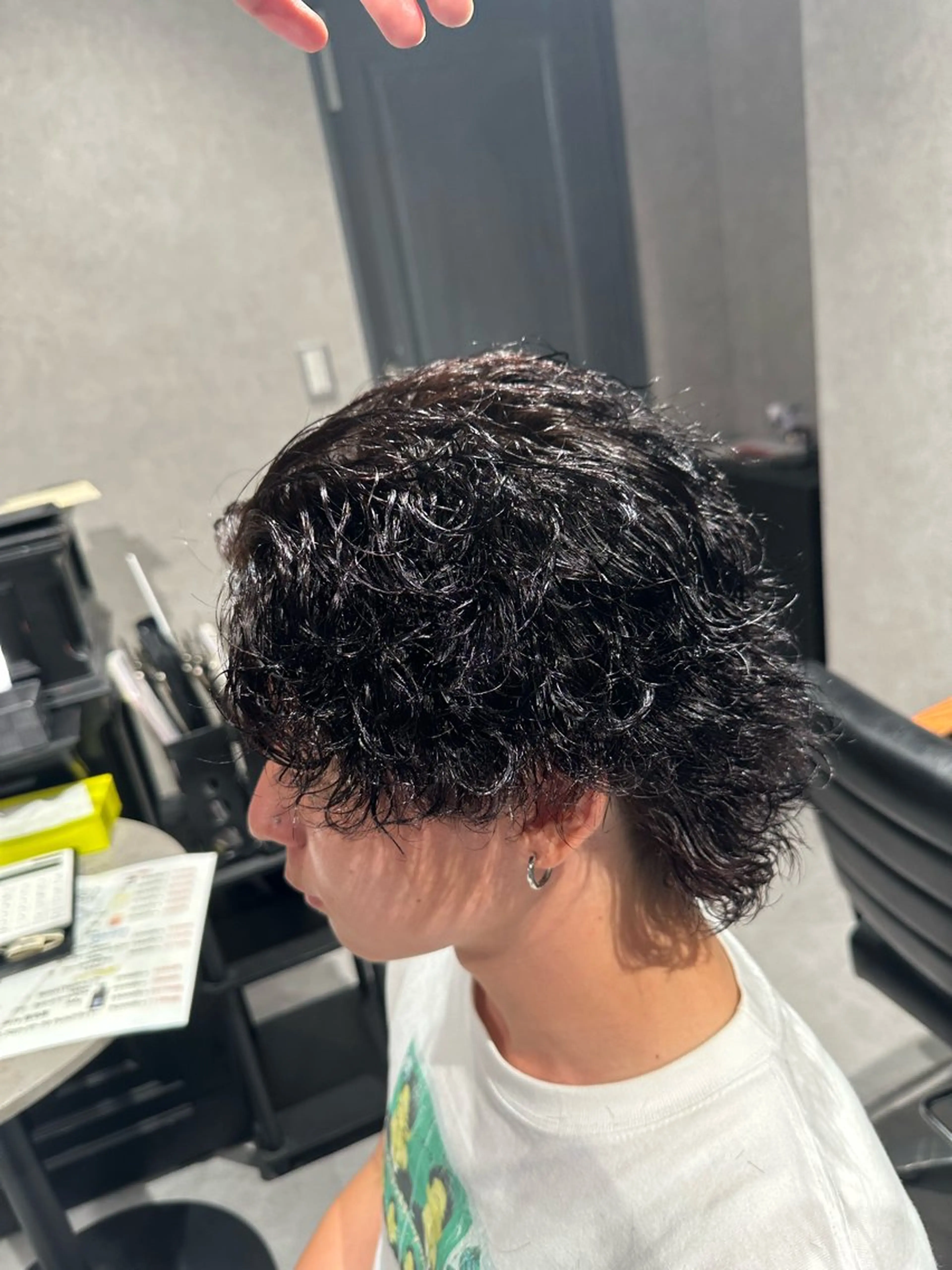 ショート パーマ ヘアアレンジ メンズ NEXT NEO所属・メンズヘア静岡 ✂︎Ryuheiのヘアスタイル