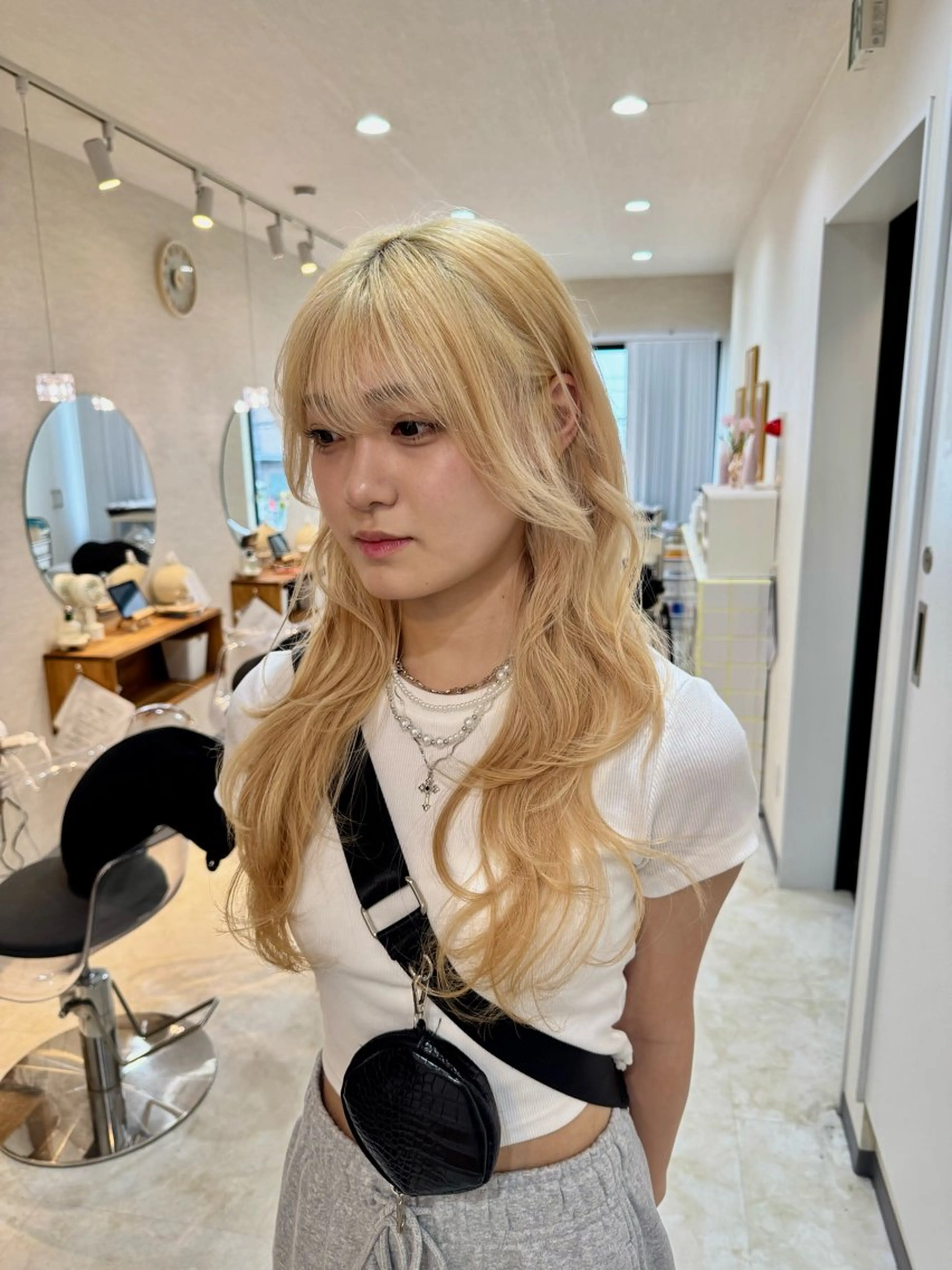 ロング カラー カット ヘアカラー コイデ リュウセイのヘアスタイル