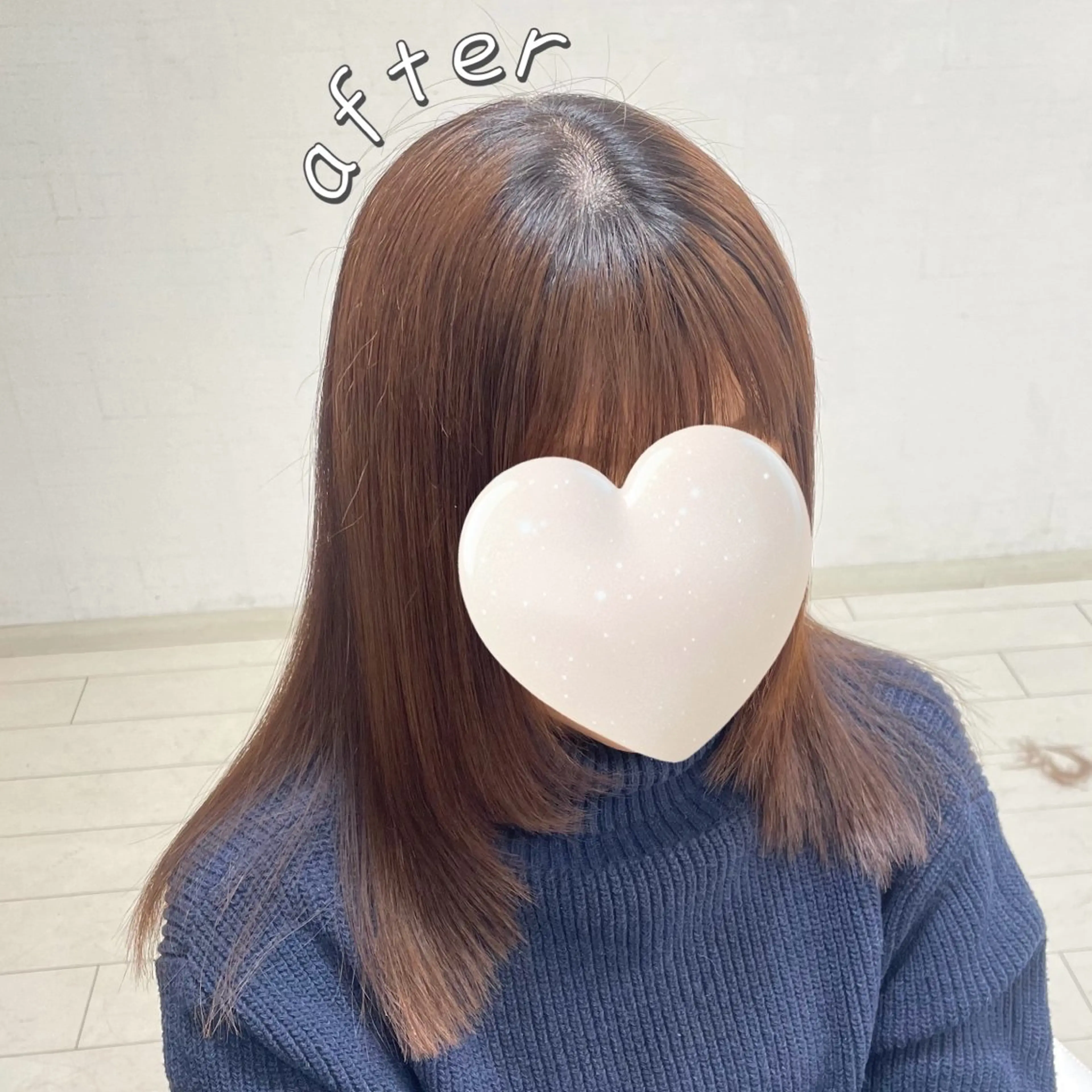 セミロング アミーベル🧸🧡 本店✂️しおりのヘアスタイル