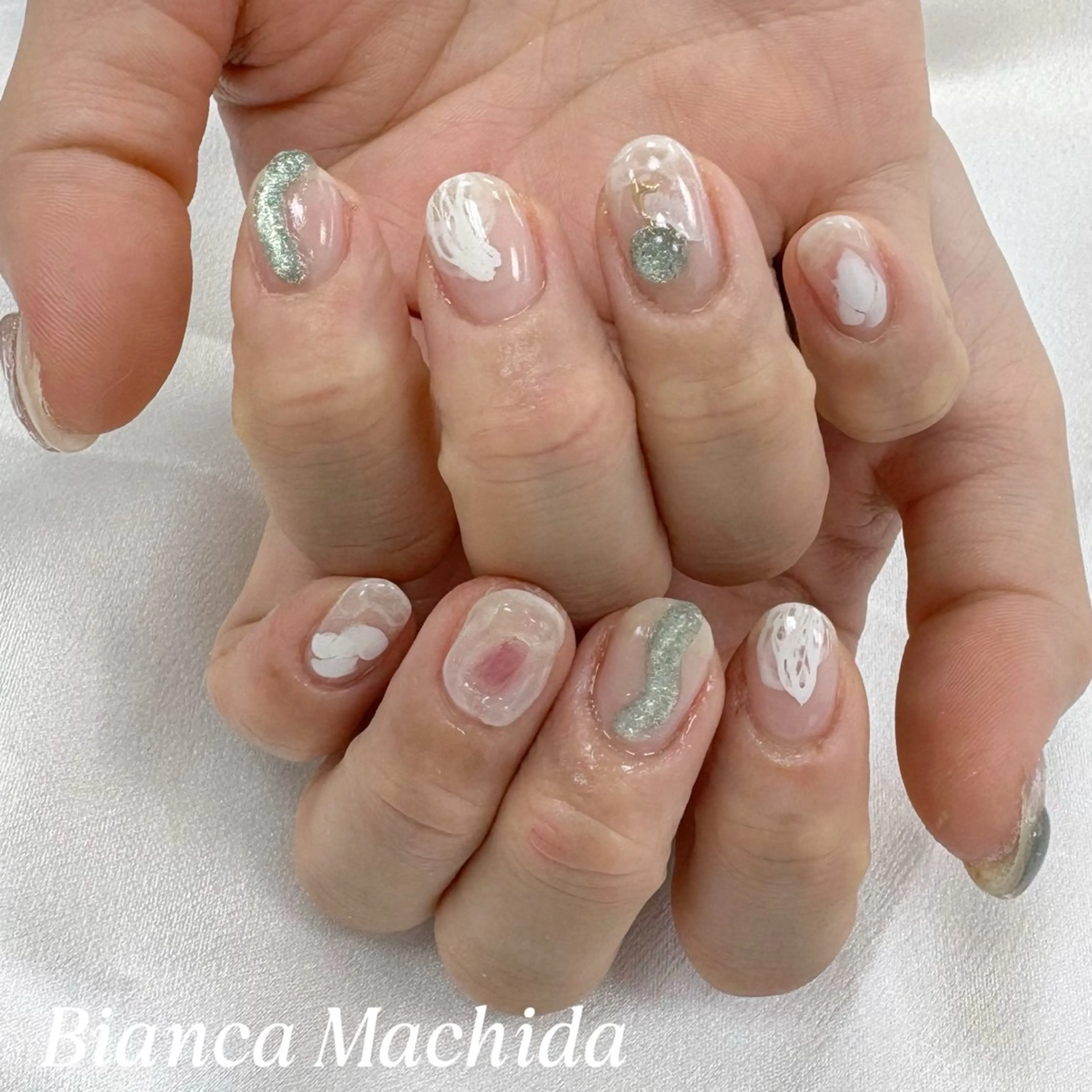 ネイル ハンドネイル Bianca 🌟 yanagihasiのネイルデザイン