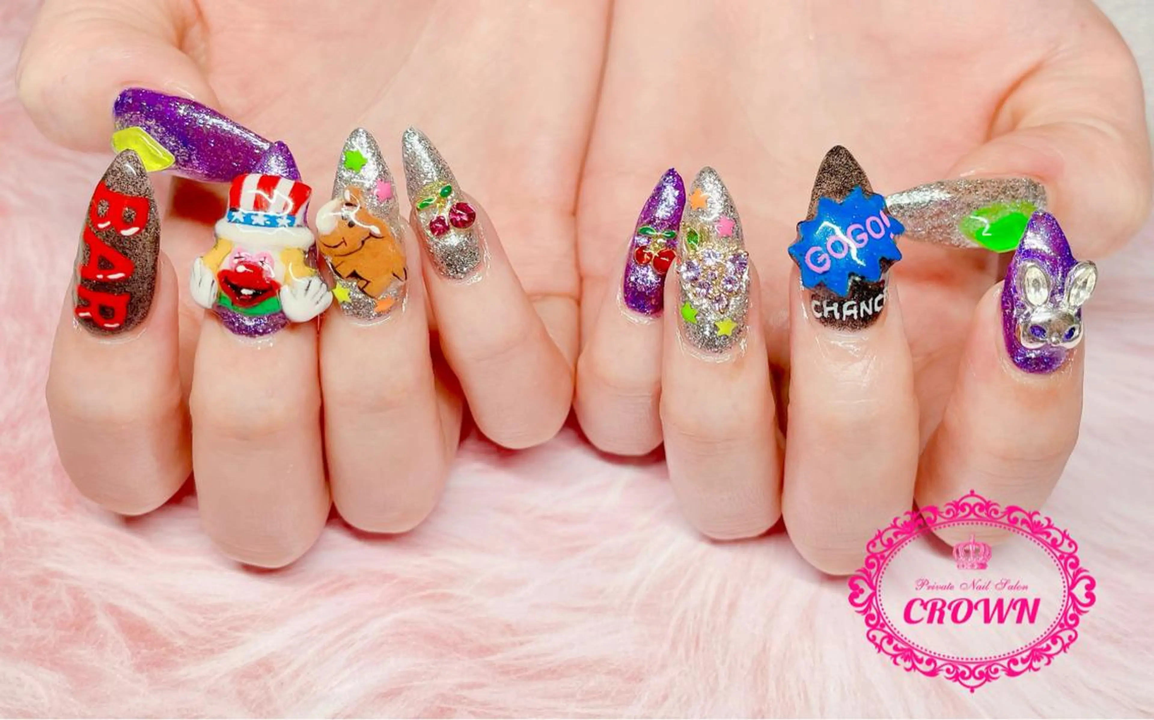 ネイル CROWN プライベートサロンのネイルデザイン