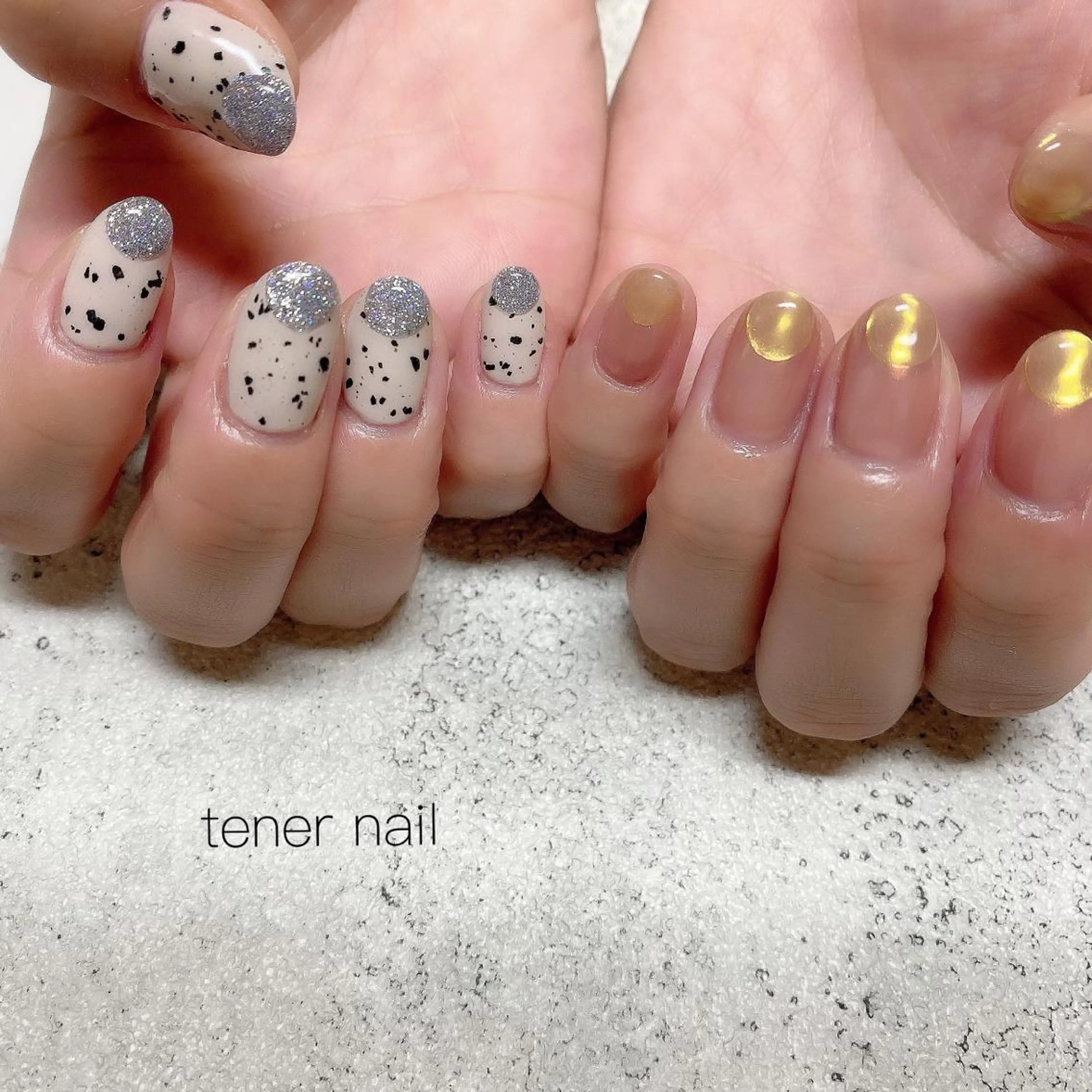 ネイル フラッシュネイル フレンチネイル ぷっくりネイル tener  nail  テネルネイル所属・テネルネイル tener nailのネイルデザイン
