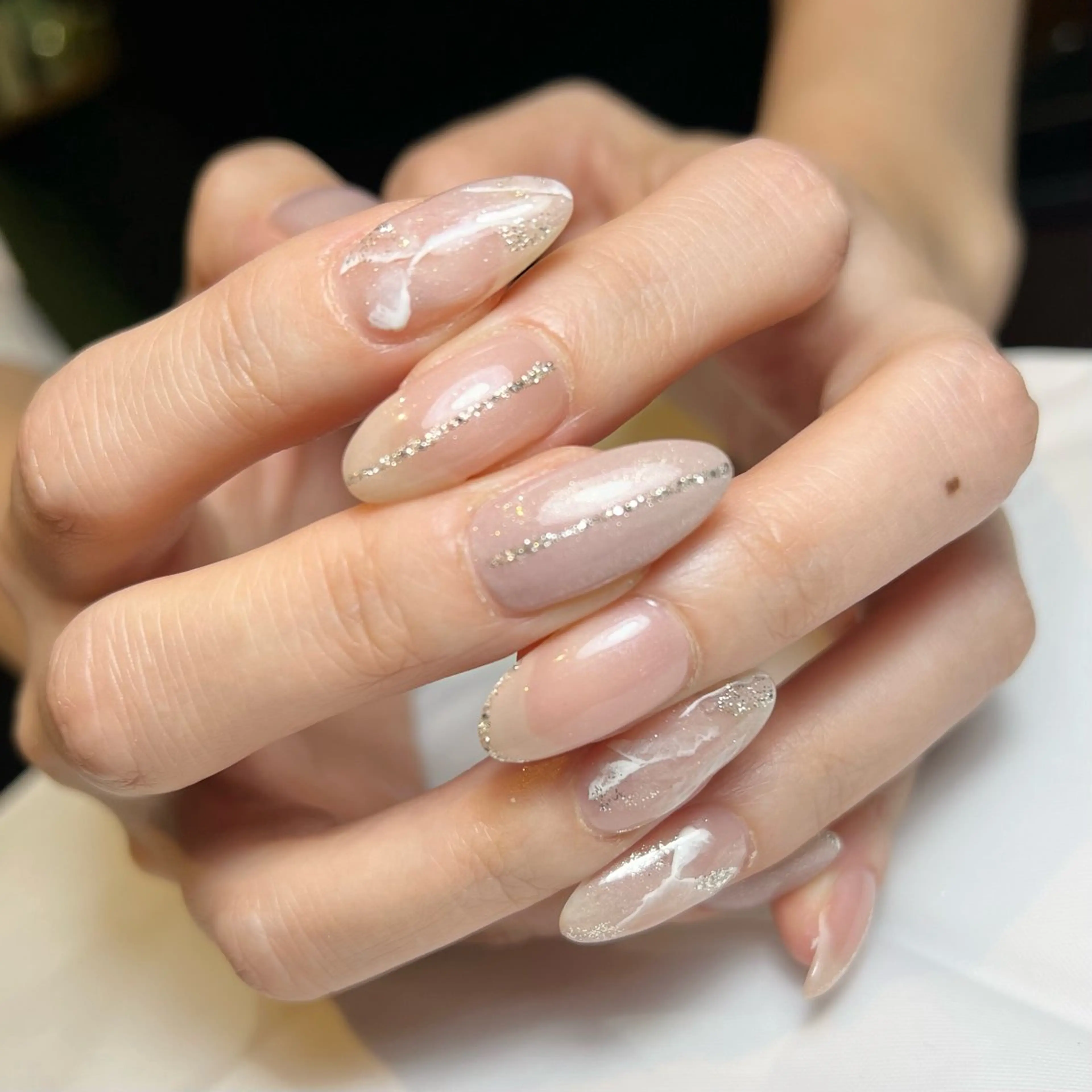 【平日限定】『岡澤お任せ』自爪育成ジェルネイル（デザイン）18,700円→17,700円の写真