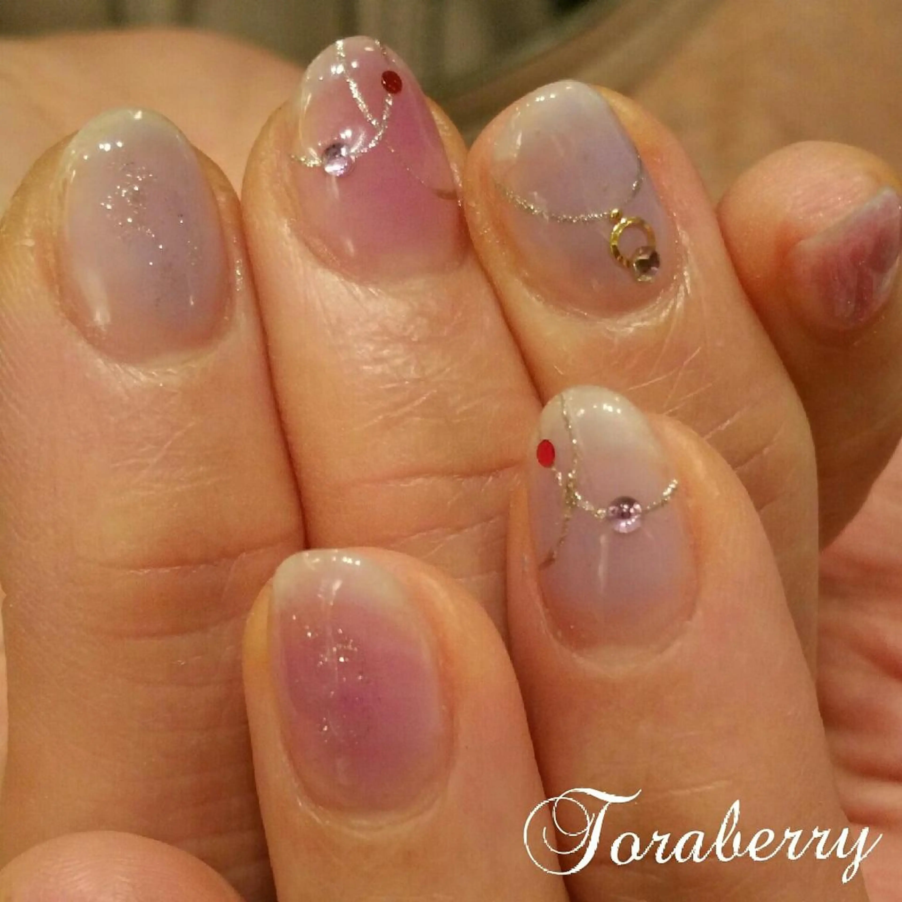 ネイル チークネイル ネイリスト なつみのネイルデザイン