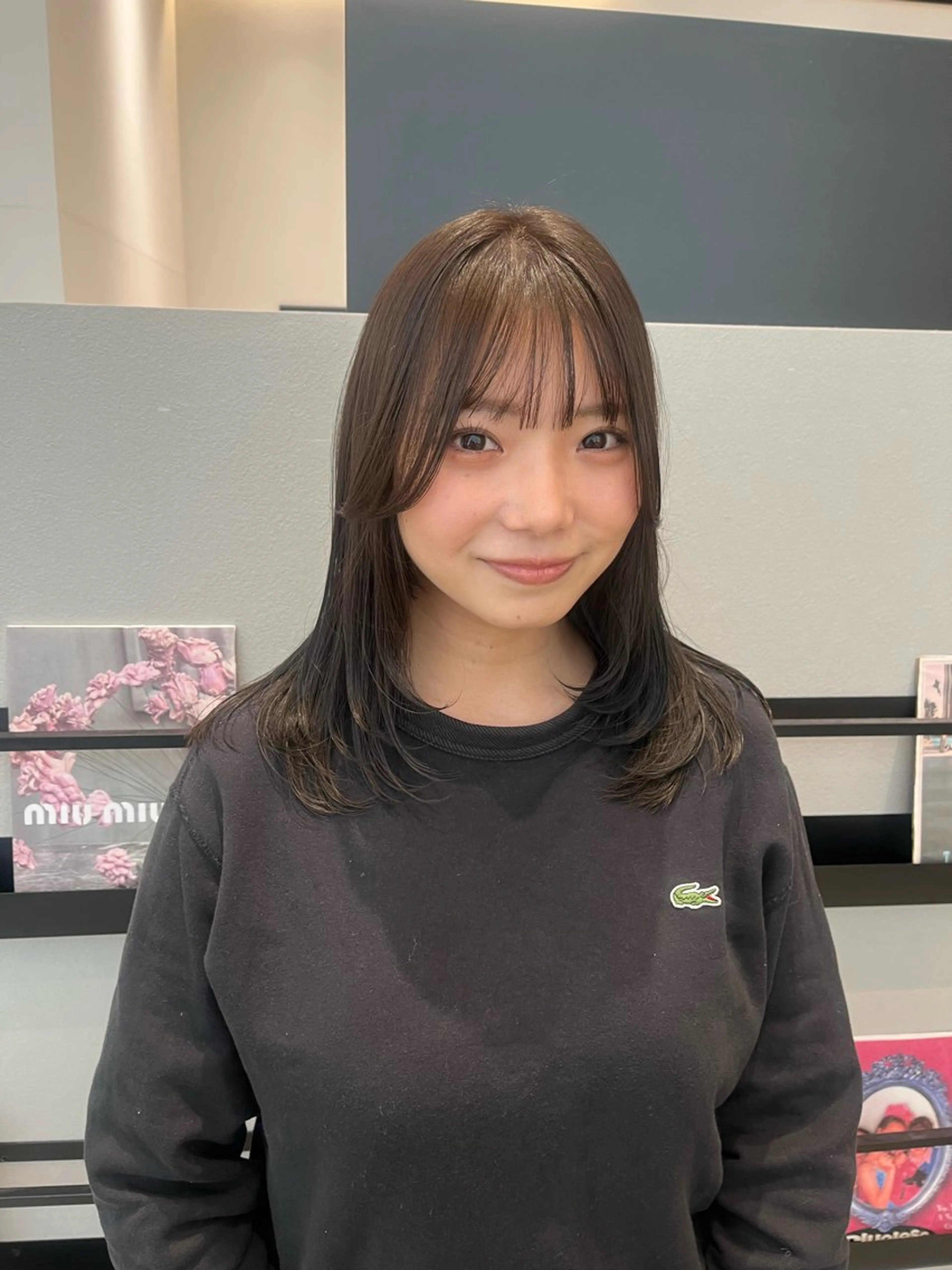 似合わせカット+透明感カラー+ダメージレスケアトリートメントの写真