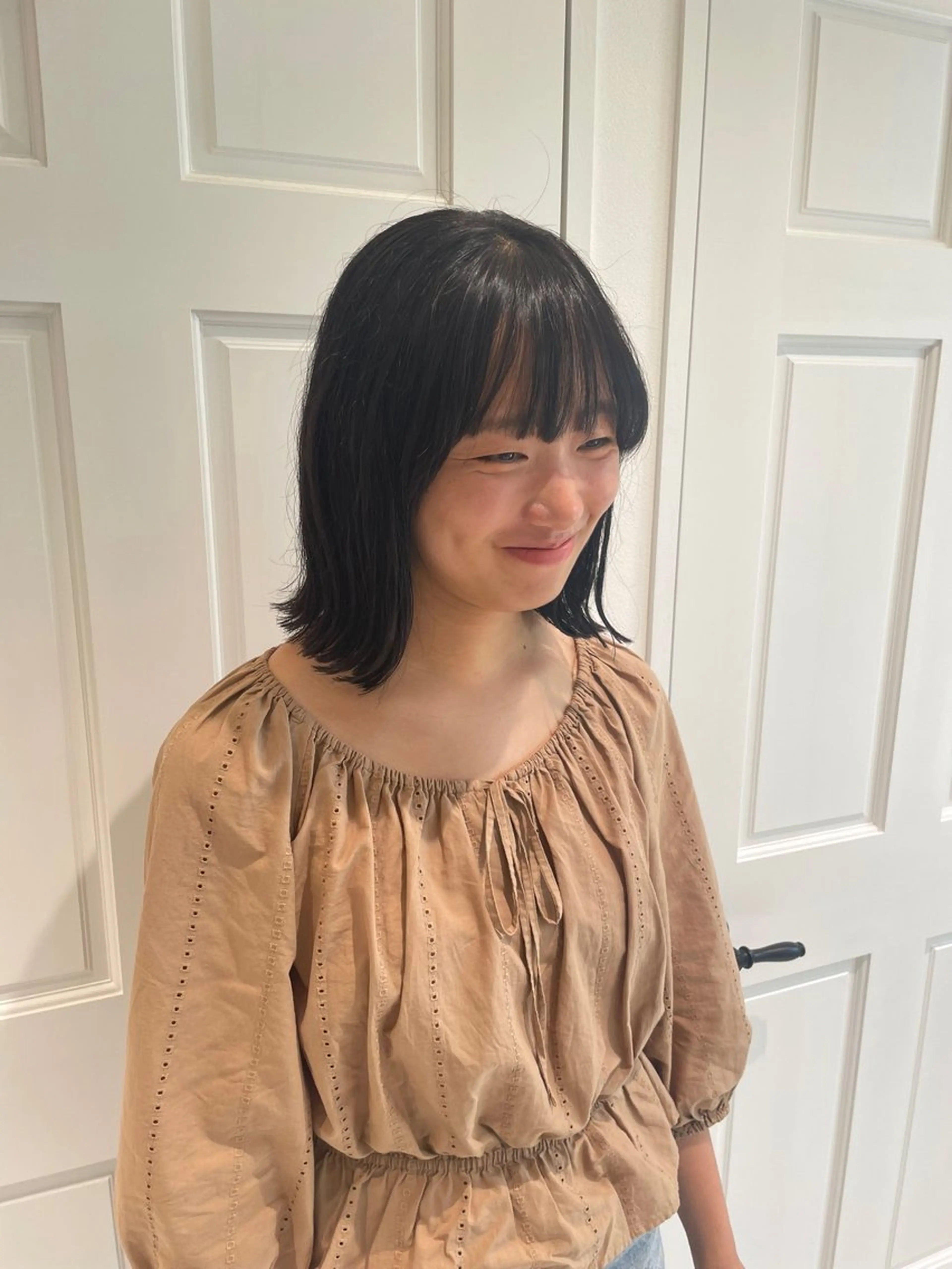 カラー ボブ／ブリーチカラー ／ゆづき🌟のヘアスタイル