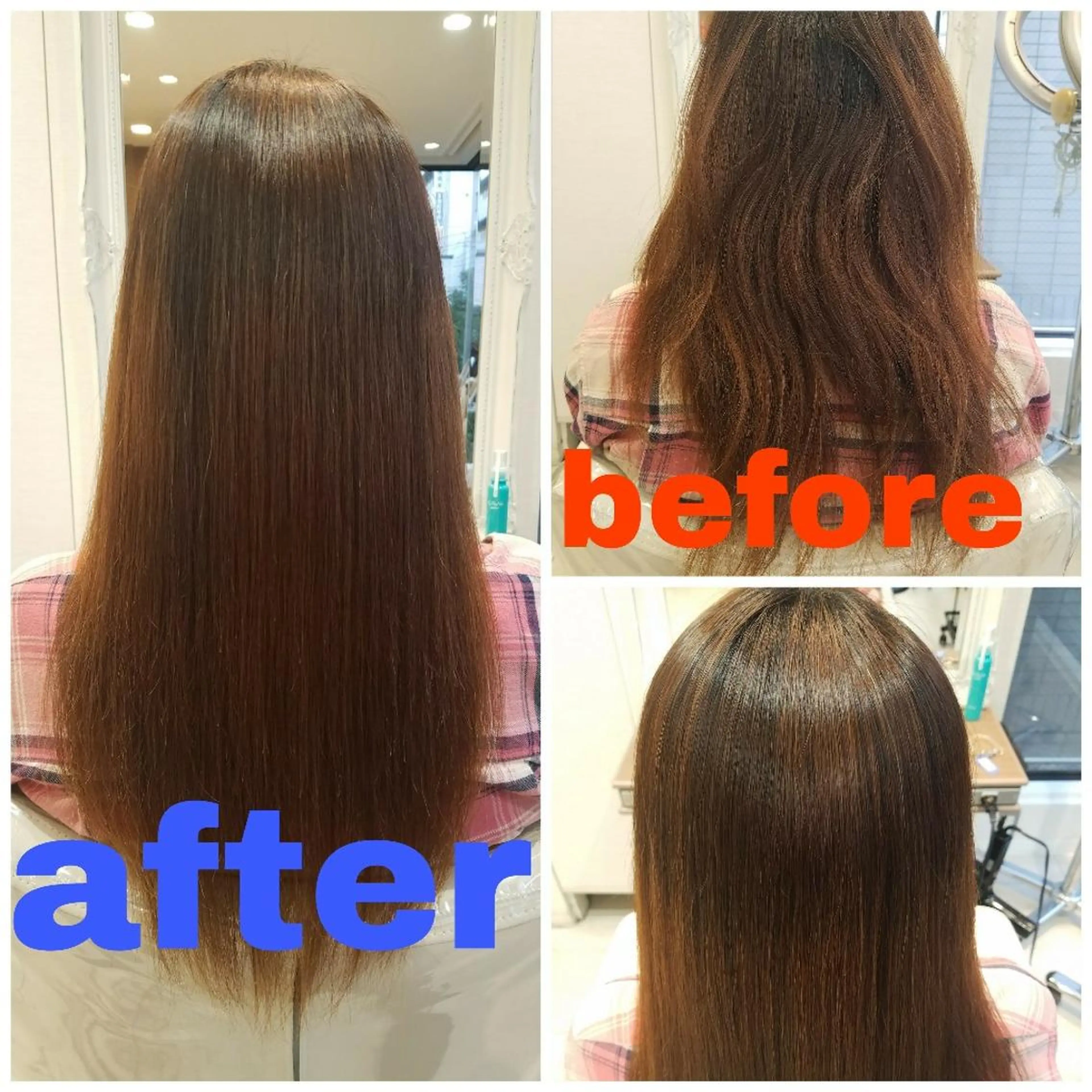 ロング カット 縮毛矯正 トリートメント 村岡【店長】 【骨格矯正ショート】のヘアスタイル