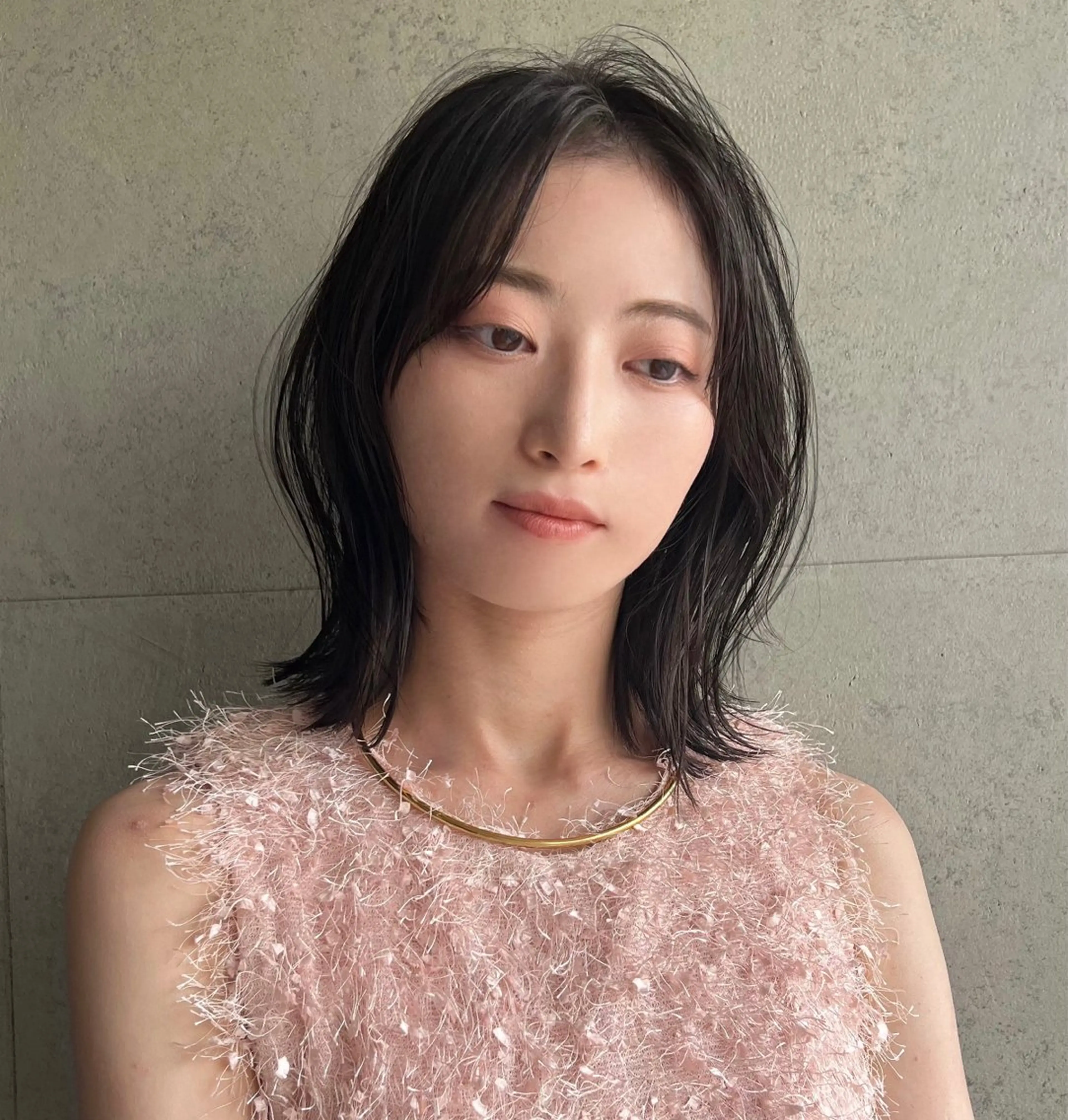 ミディアム カラー ベージュカラー ブラウンカラー 透明感カラー グレージュ オリーブベージュ 阿部 瑠斗のヘアスタイル