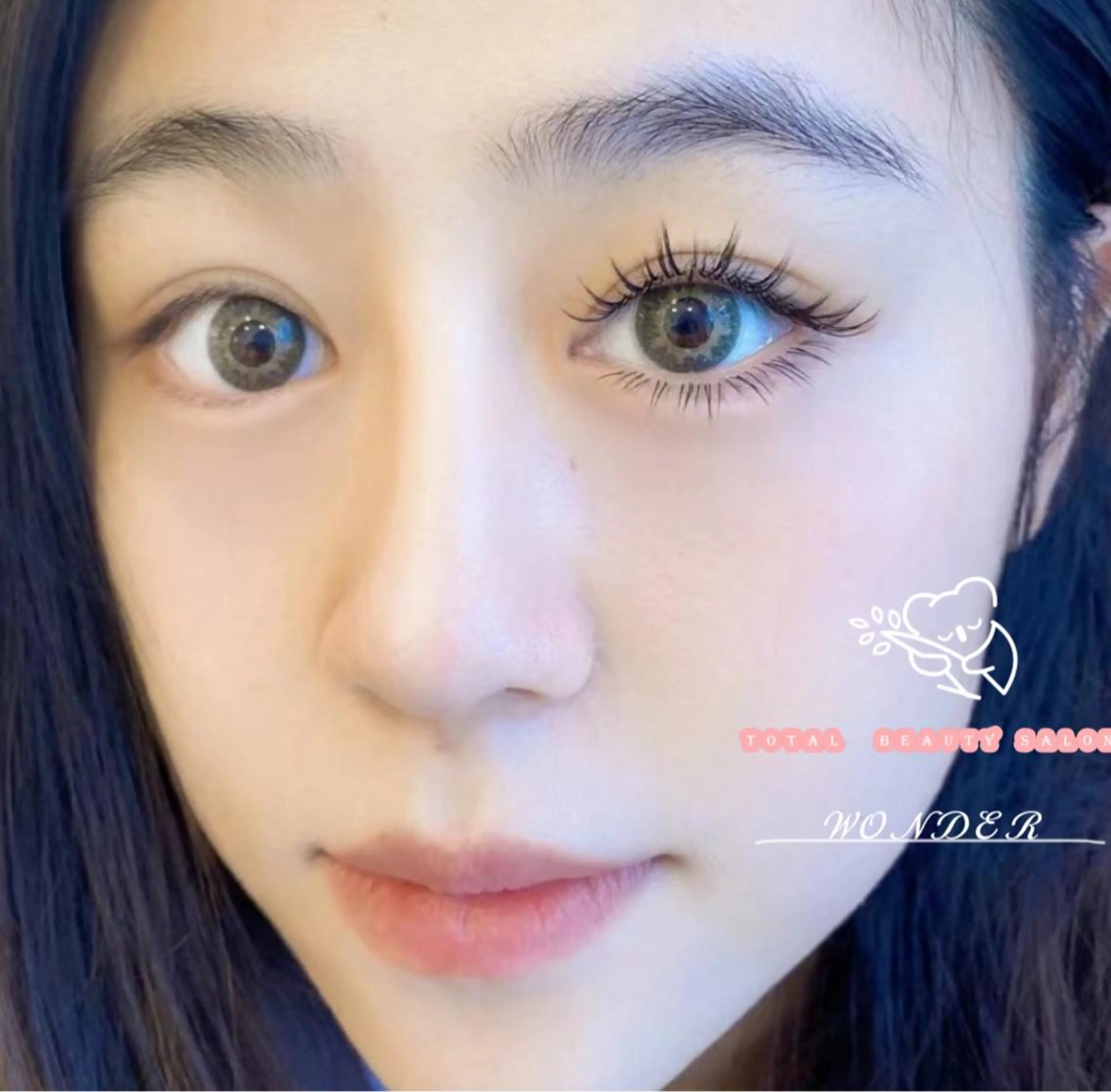 マツエク・マツパ 束感まつ毛 Dカール ボリュームラッシュ トータルビューティー サロンワンダーのマツエク・マツパデザイン