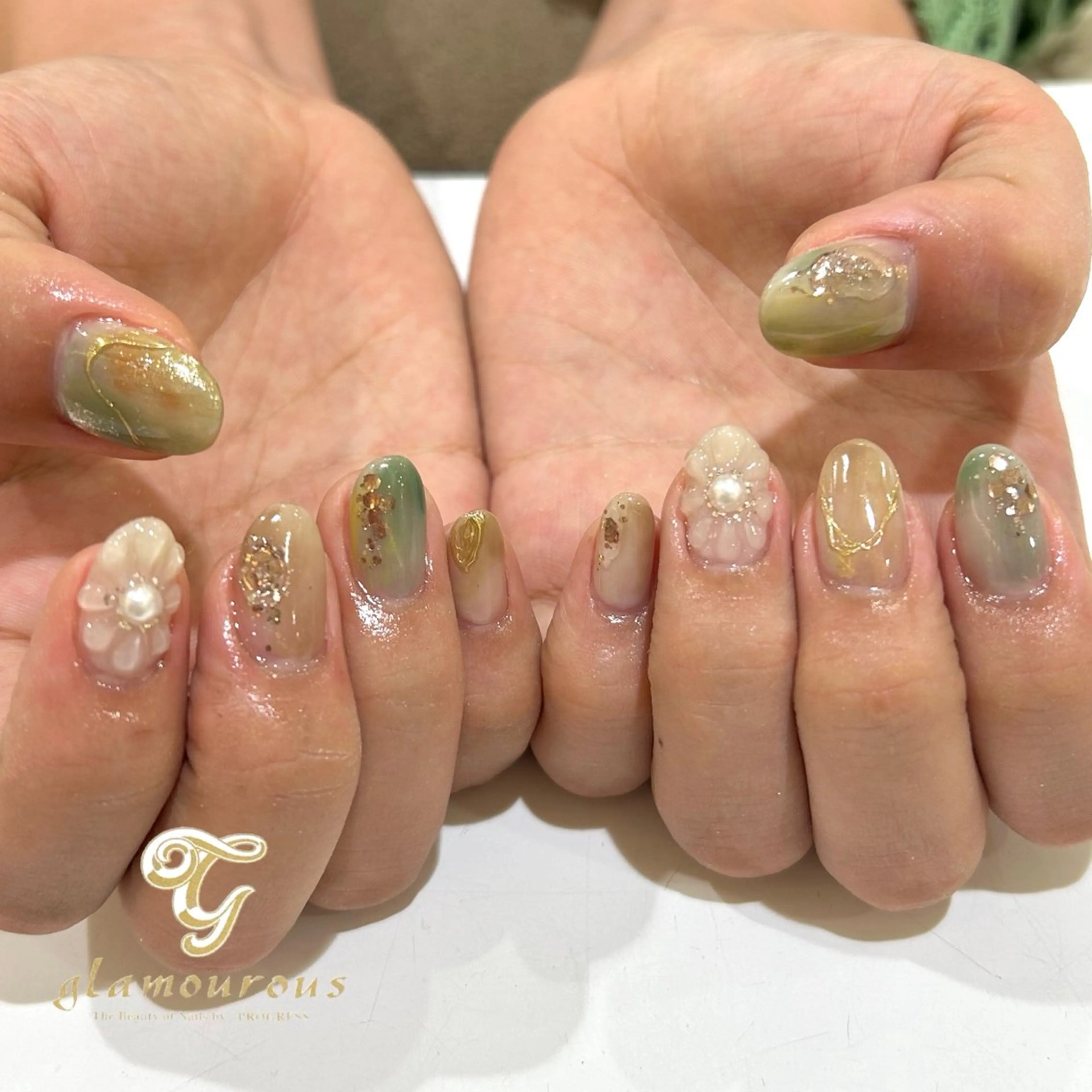 ネイル ハンドネイル 野島 千夏のネイルデザイン