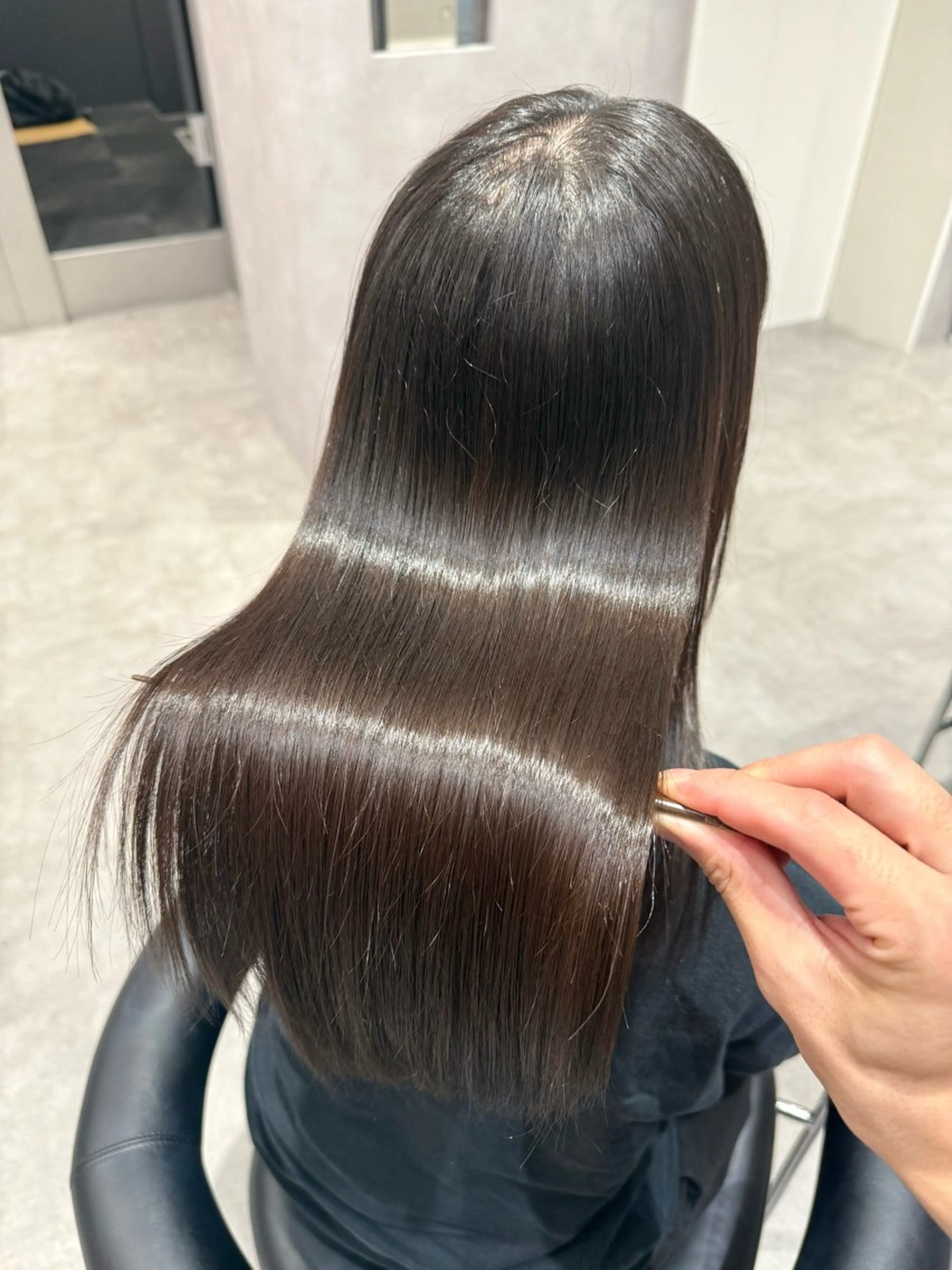 ロング カラー パーマ ヘアアレンジ 髪質改善 縮毛矯正 トリートメント ストレートパーマ ヘアカラー 縮毛矯正 トリートメント salowin新宿East3階所属・艶美髪/髪質改善 /縮毛矯正/木元渓太のヘアスタイル