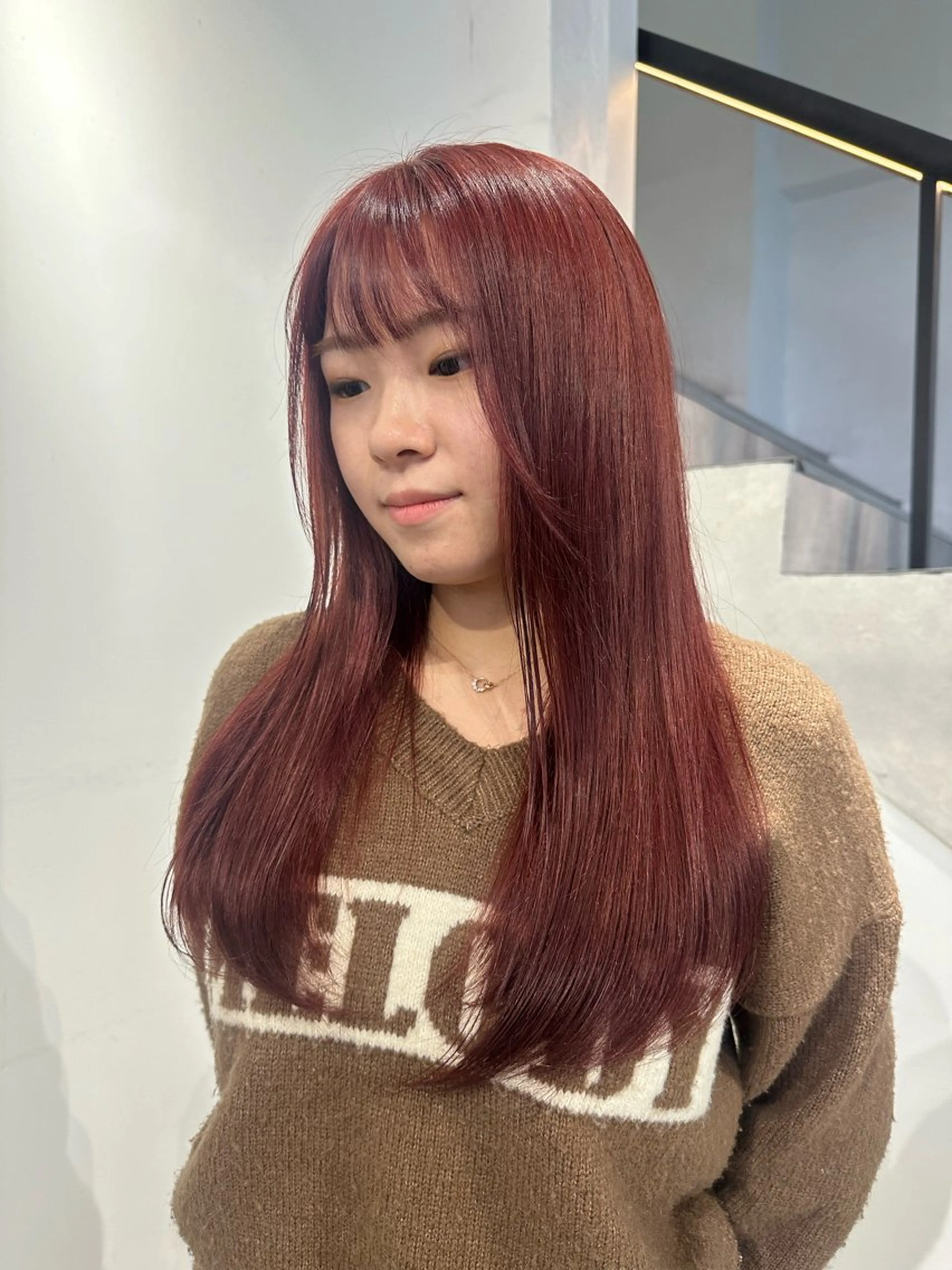 ロング ヘアカラー 🎀韓国レイヤー特化 🎀ベージュ/ミクのヘアスタイル