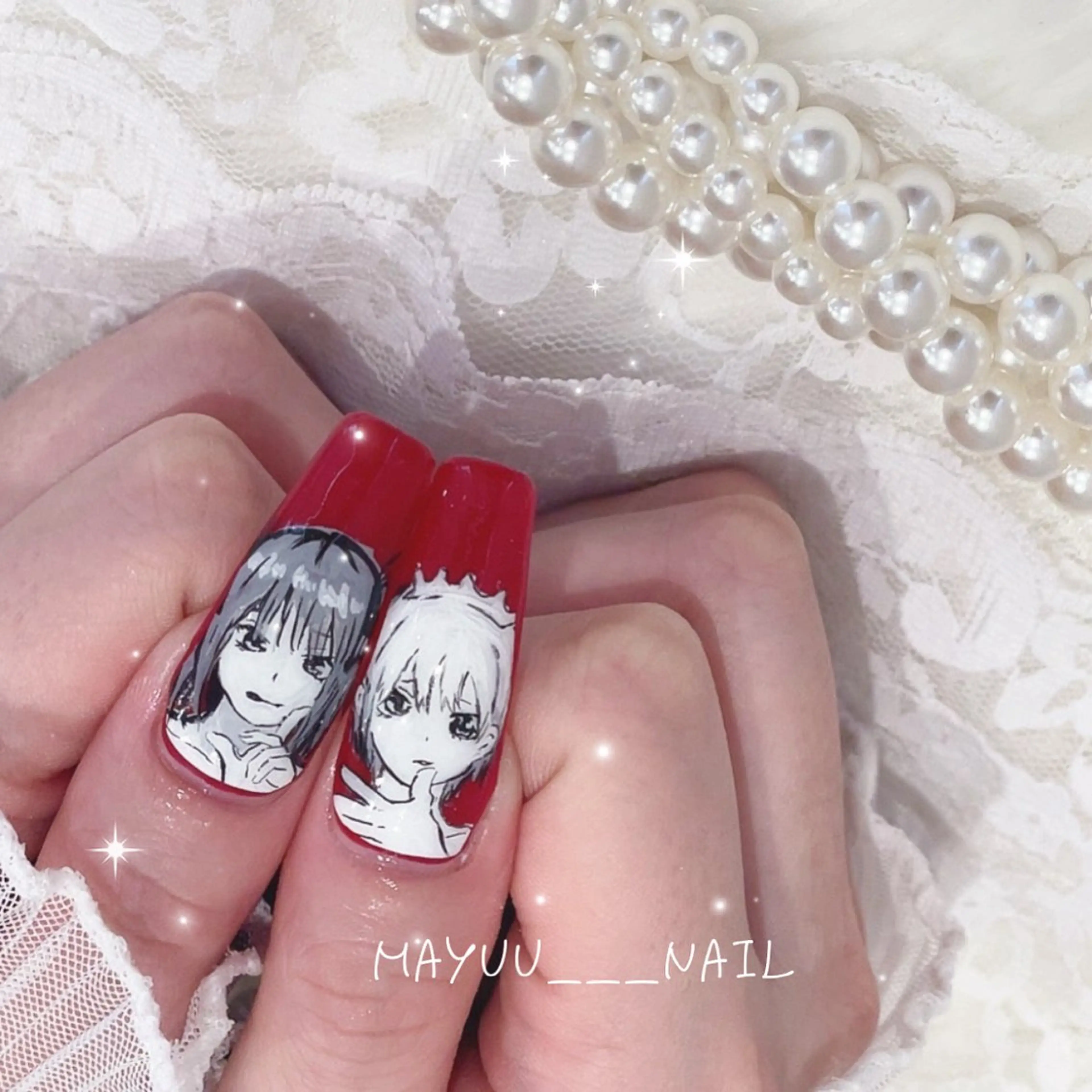 ネイル 🎀 Mayu 🎀痛ネイルのネイルデザイン