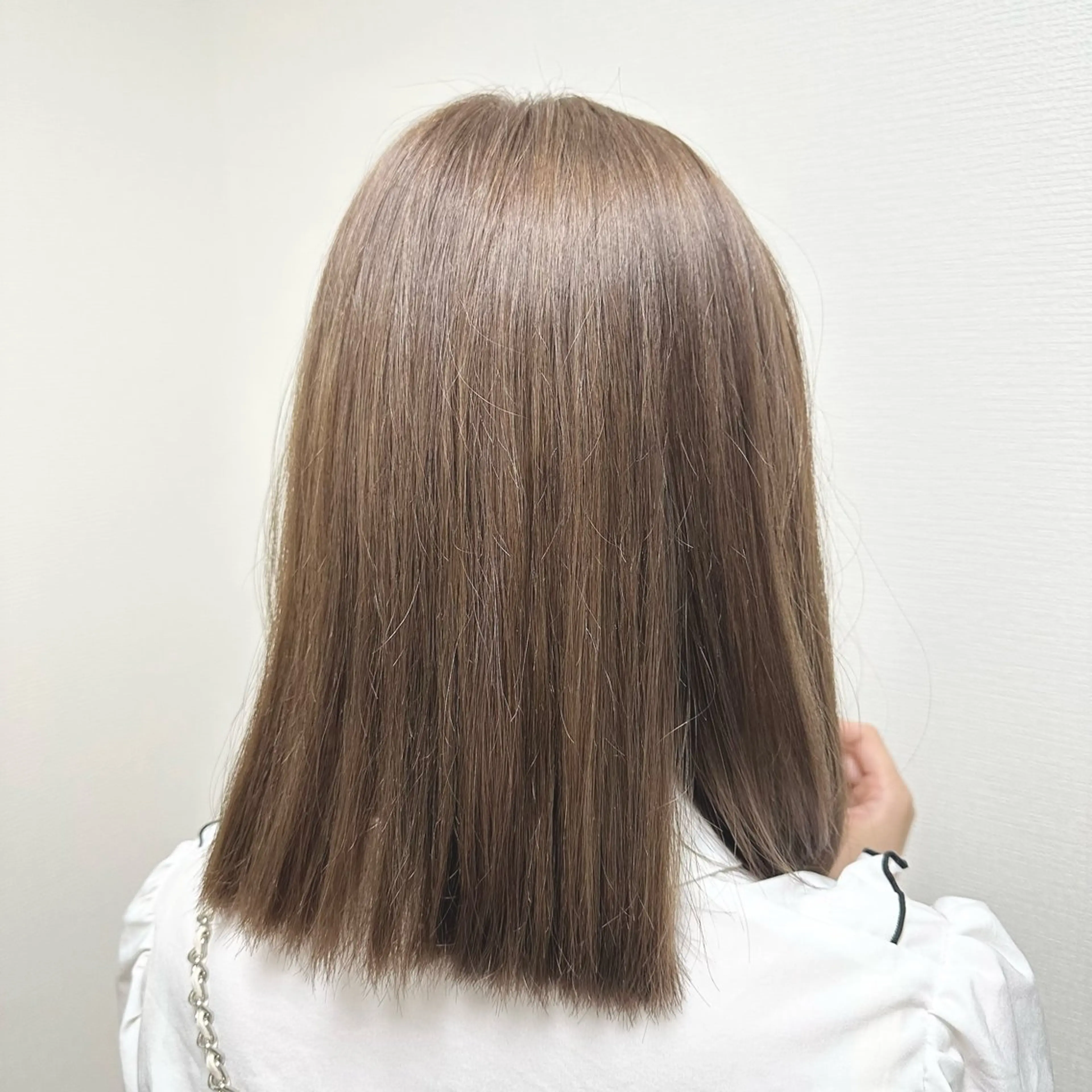 セミロング カラー ヘアアレンジ 🎀 yuuka🎀のヘアスタイル