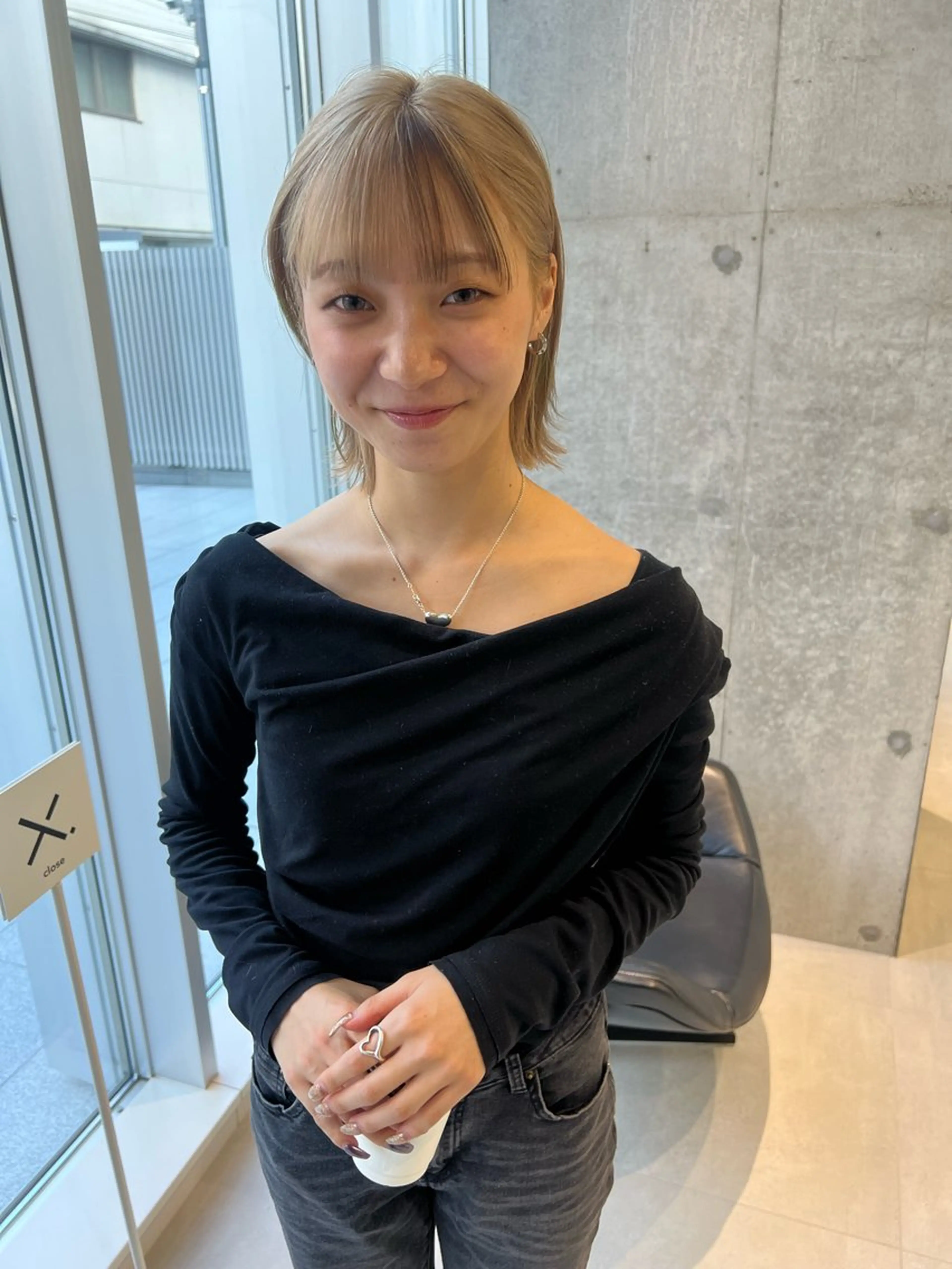 ショート カラー ハイトーンカラー ボブ カット ヘアカラー トリートメント 吉沢遣人/レイヤー 艶カラー/パーマのヘアスタイル