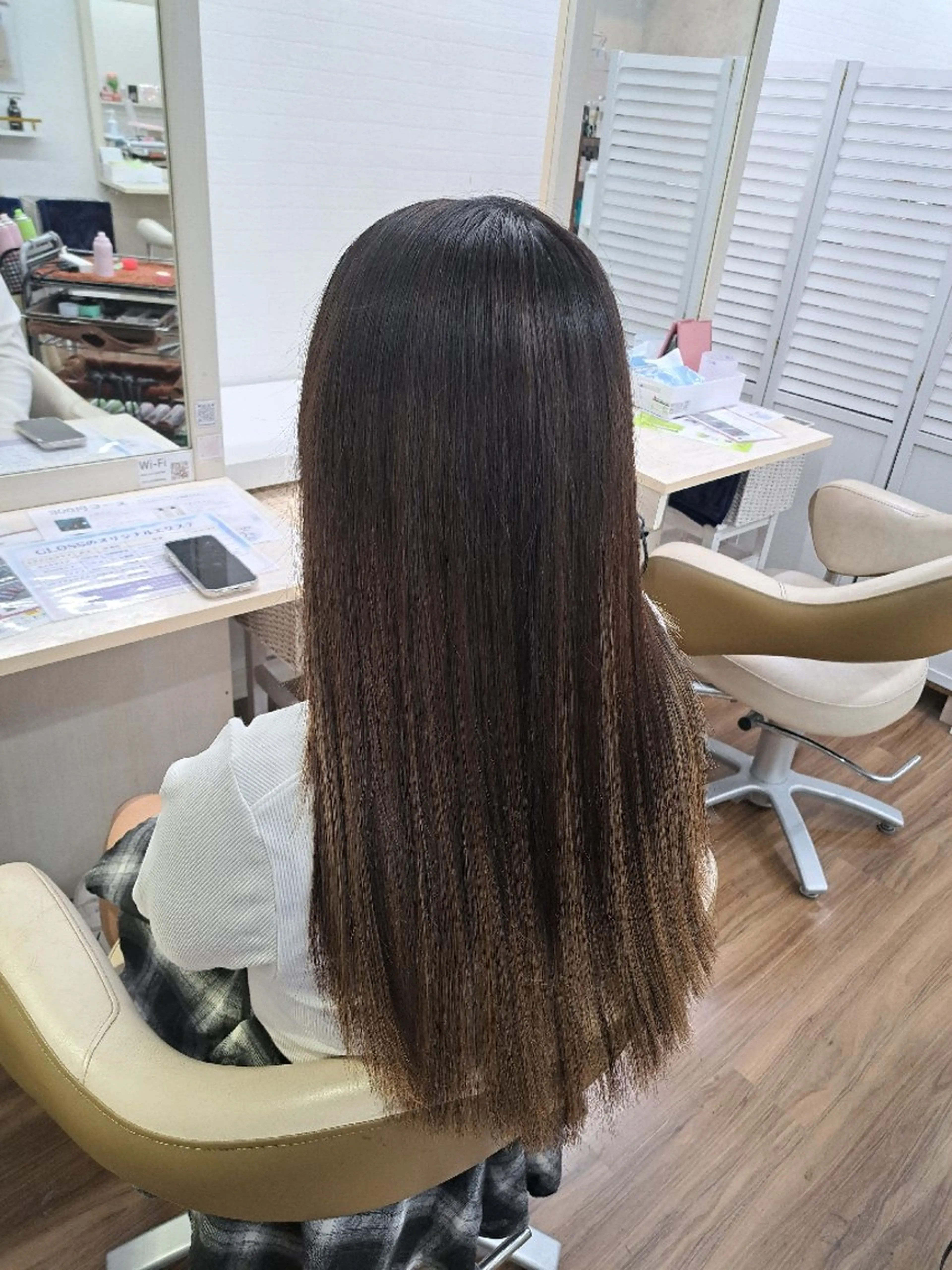 カラー ロング バレイヤージュ エクステ レイヤーカット ヘアカラー トリートメント エクステ GLOSS❤︎ Harunaのヘアスタイル