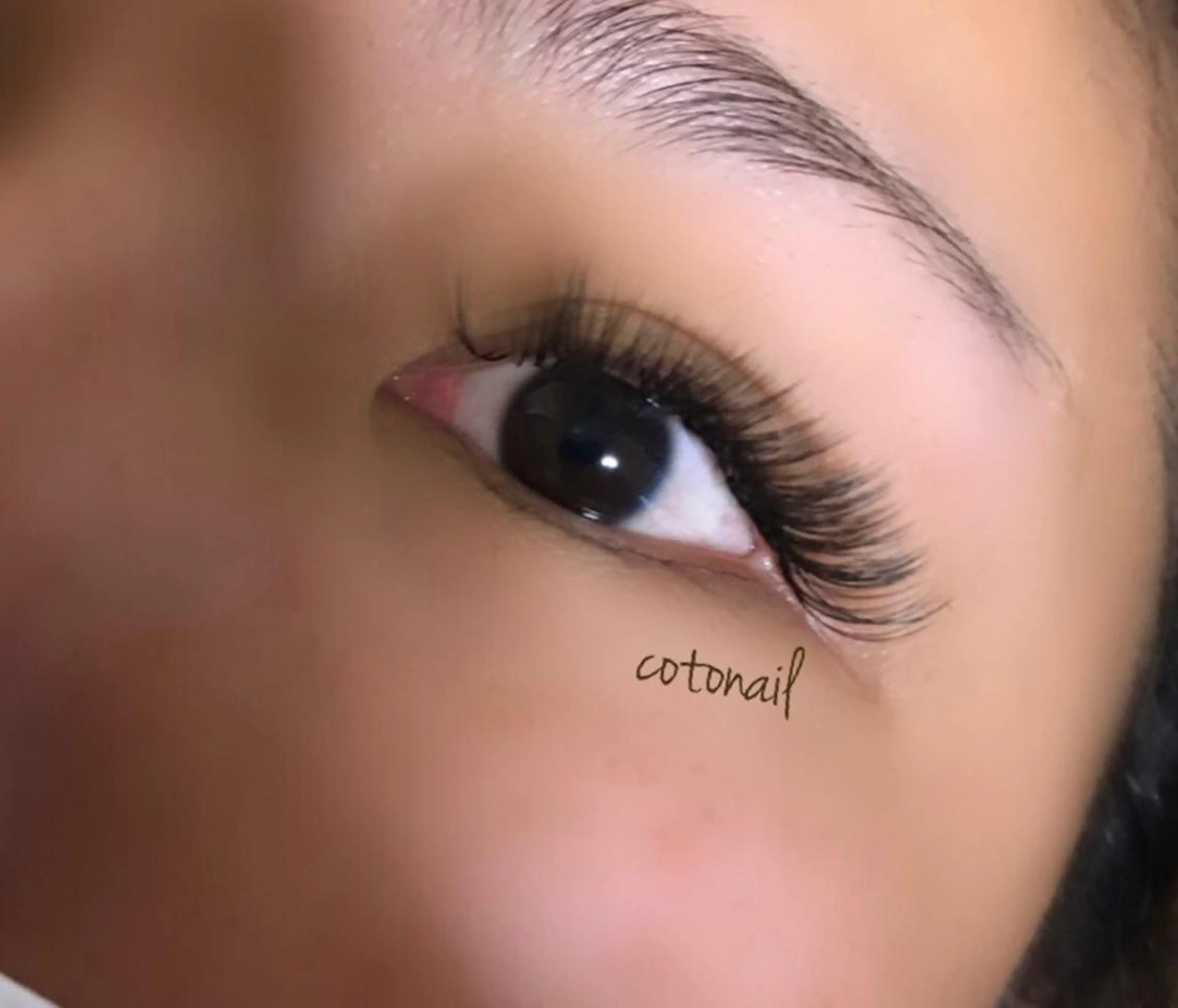 マツエク・マツパ 付け放題 ボリュームラッシュ ツメトマツゲ .のネイルデザイン