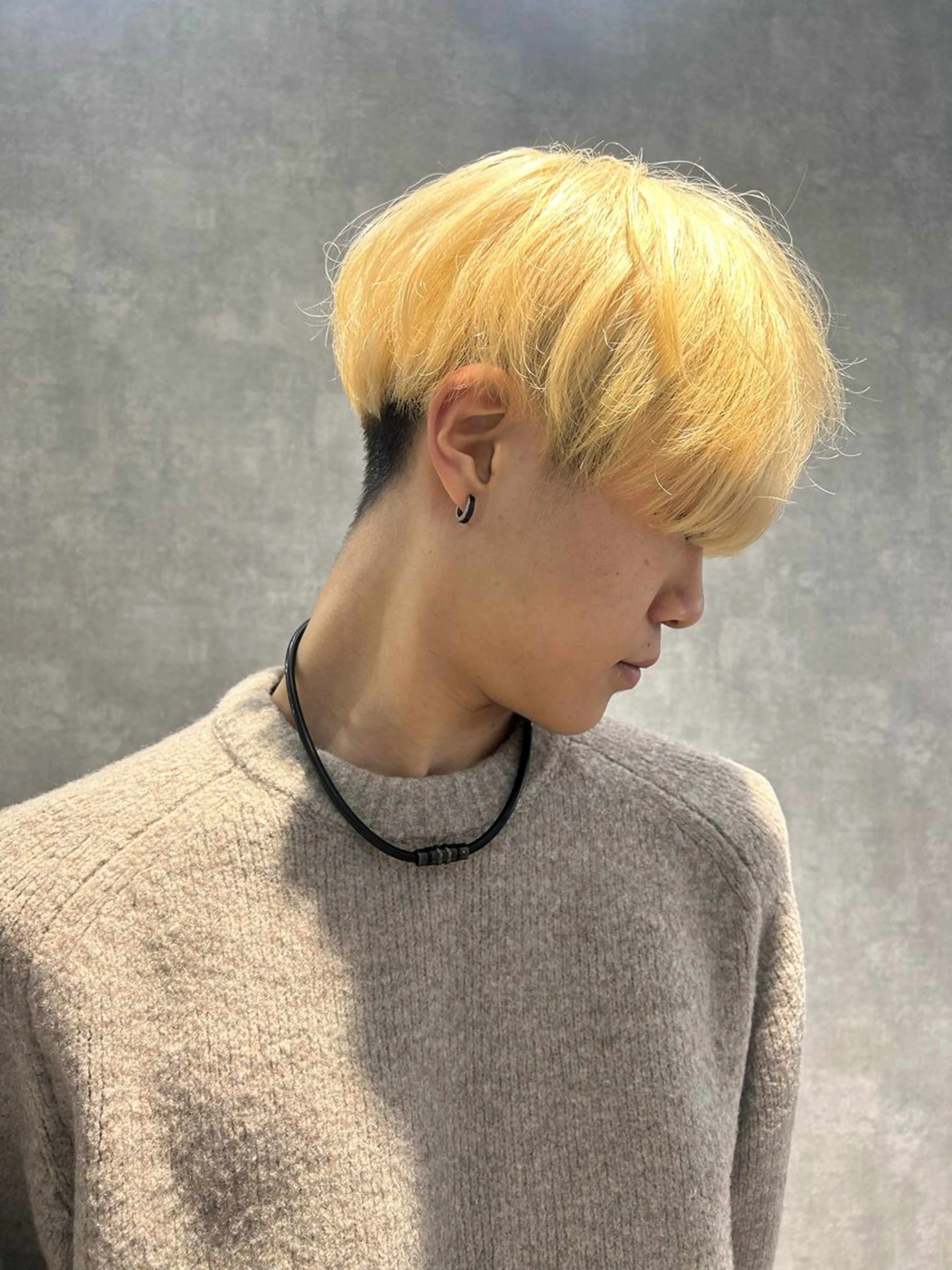 メンズ 最新ケアカラー 髪質改善YUTOのヘアスタイル