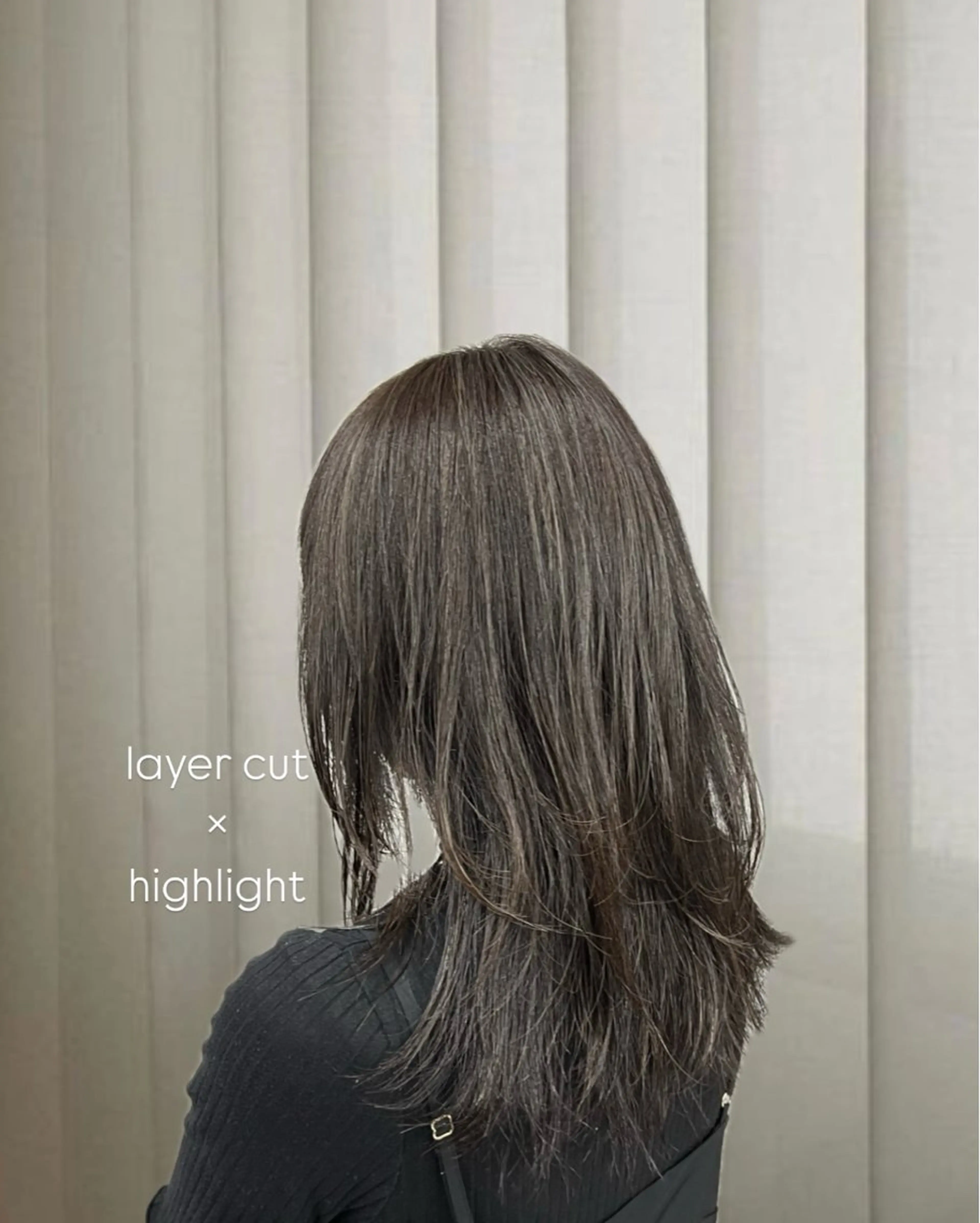 ミディアム INORI|レイヤー |ハッシュカットのヘアスタイル