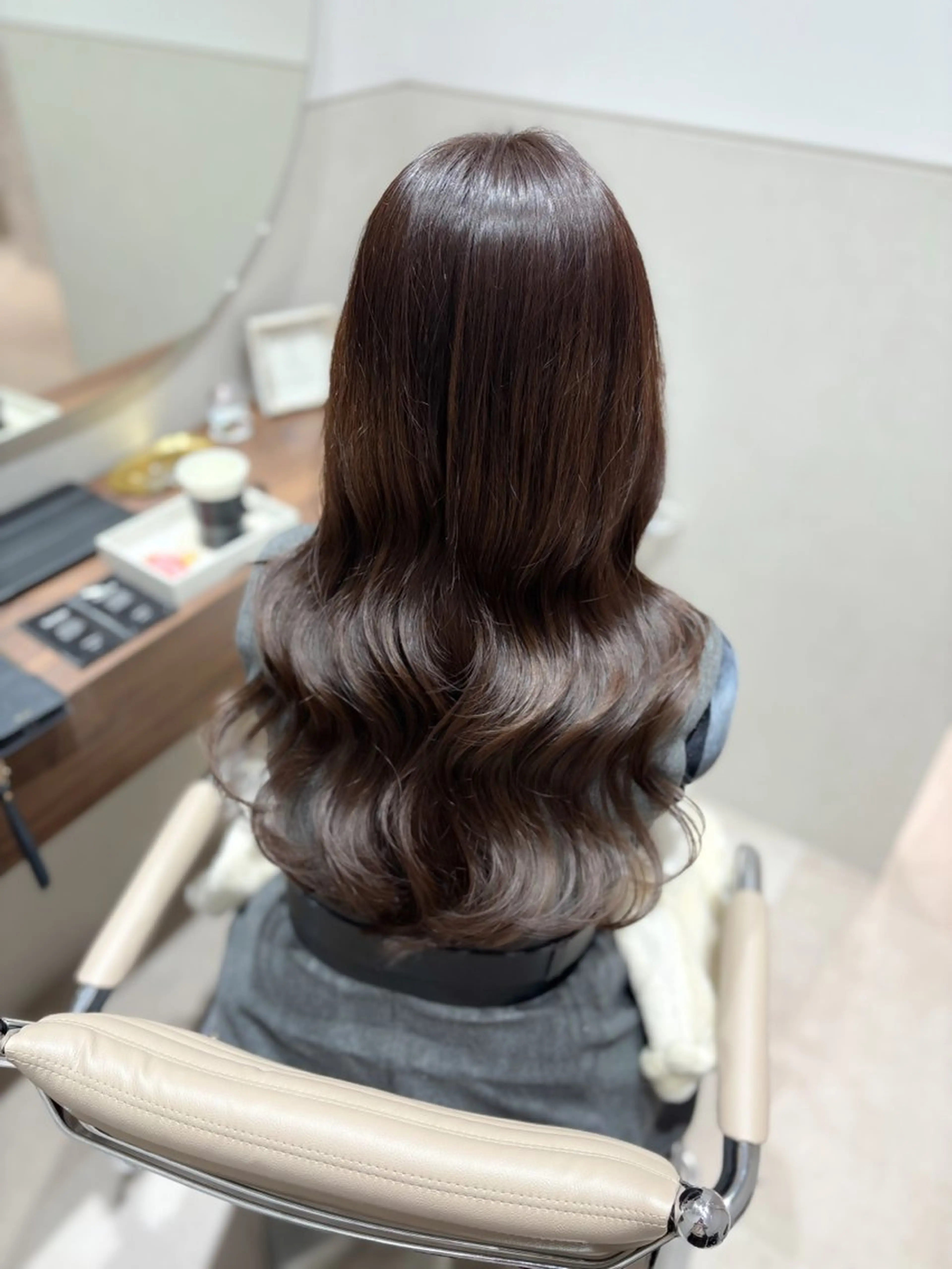 ロング カラー カット ヘアカラー トリートメント SALOWIN京都河原町suite店所属・うる艶カラー／ 髪質改善／arisaのヘアスタイル