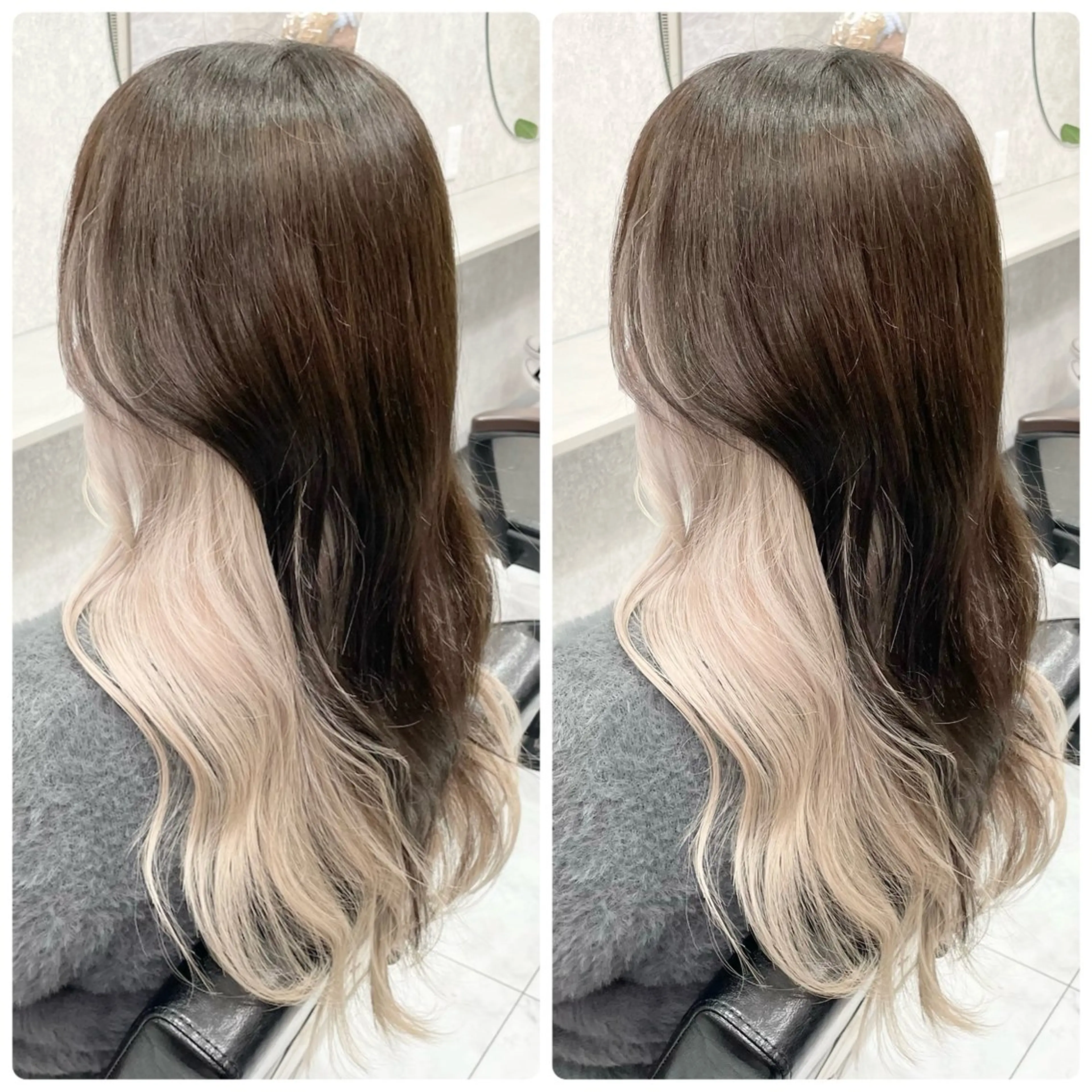 ロング 🦋ハイトーン🦋 石山 希理🦋のヘアスタイル