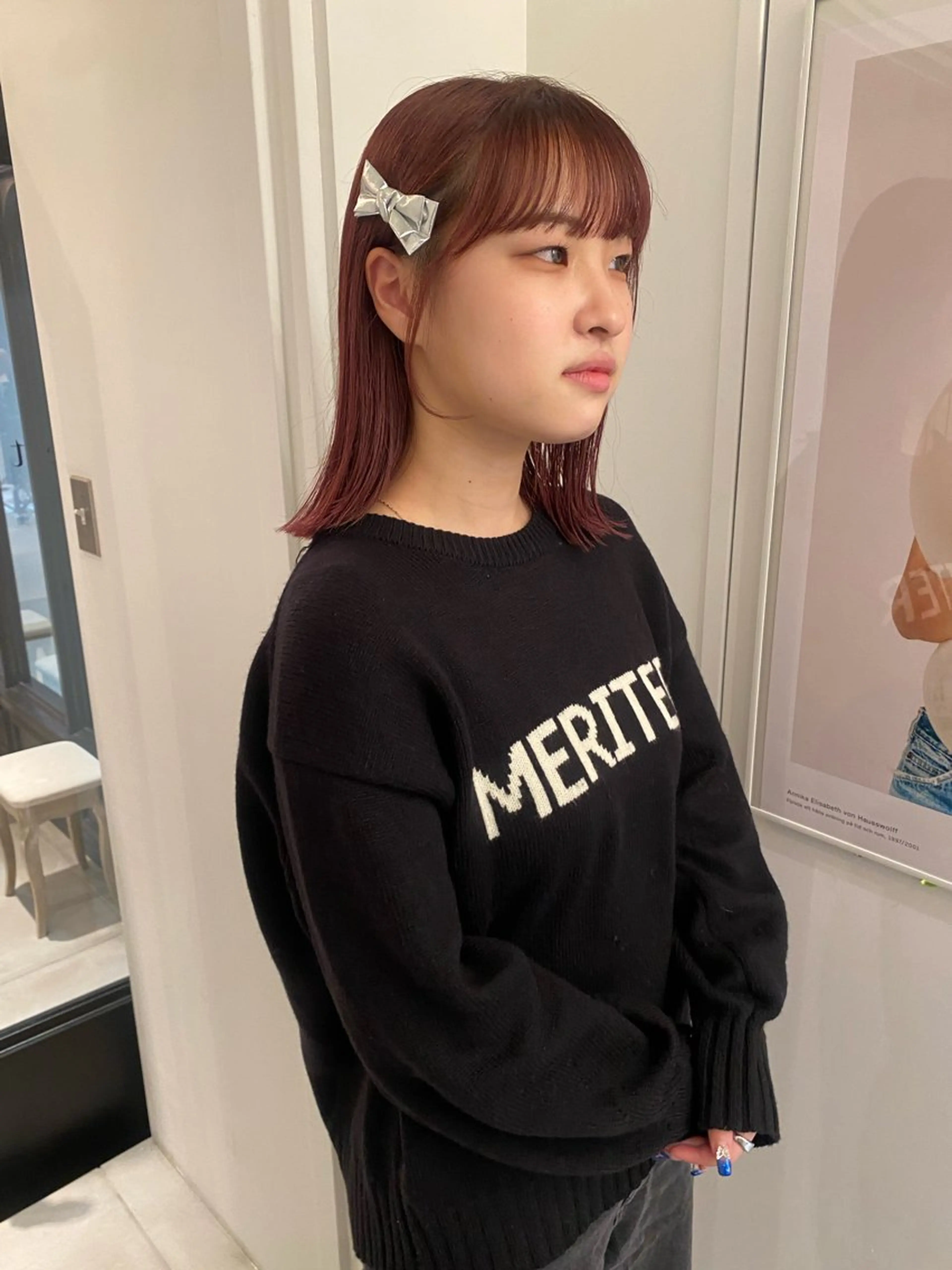 ミディアム カラー カット ヘアカラー riria/ボブ /ブラウンカラー🎀のヘアスタイル