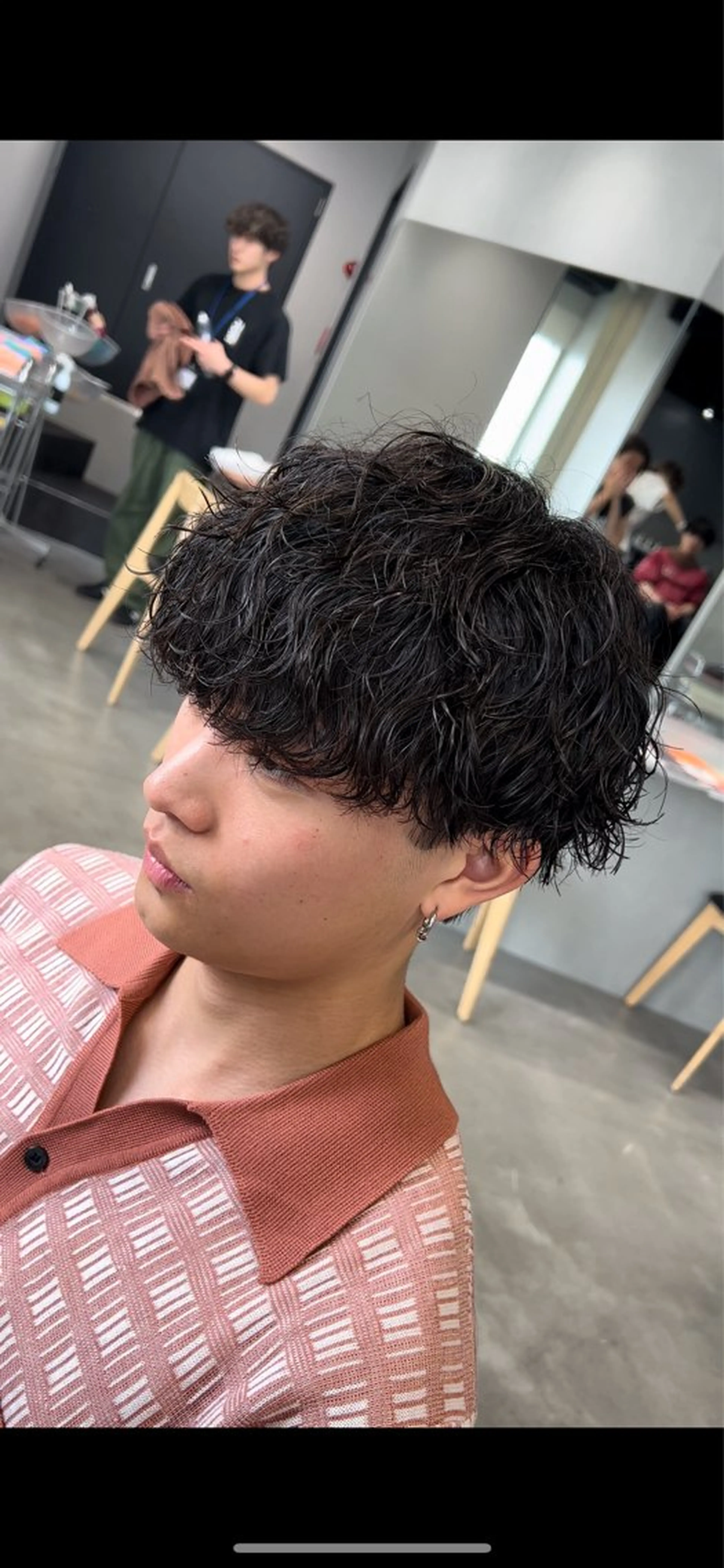 ショート パーマ メンズ メンズパーマ 波巻きパーマ 松下 友希 【fifth】のヘアスタイル