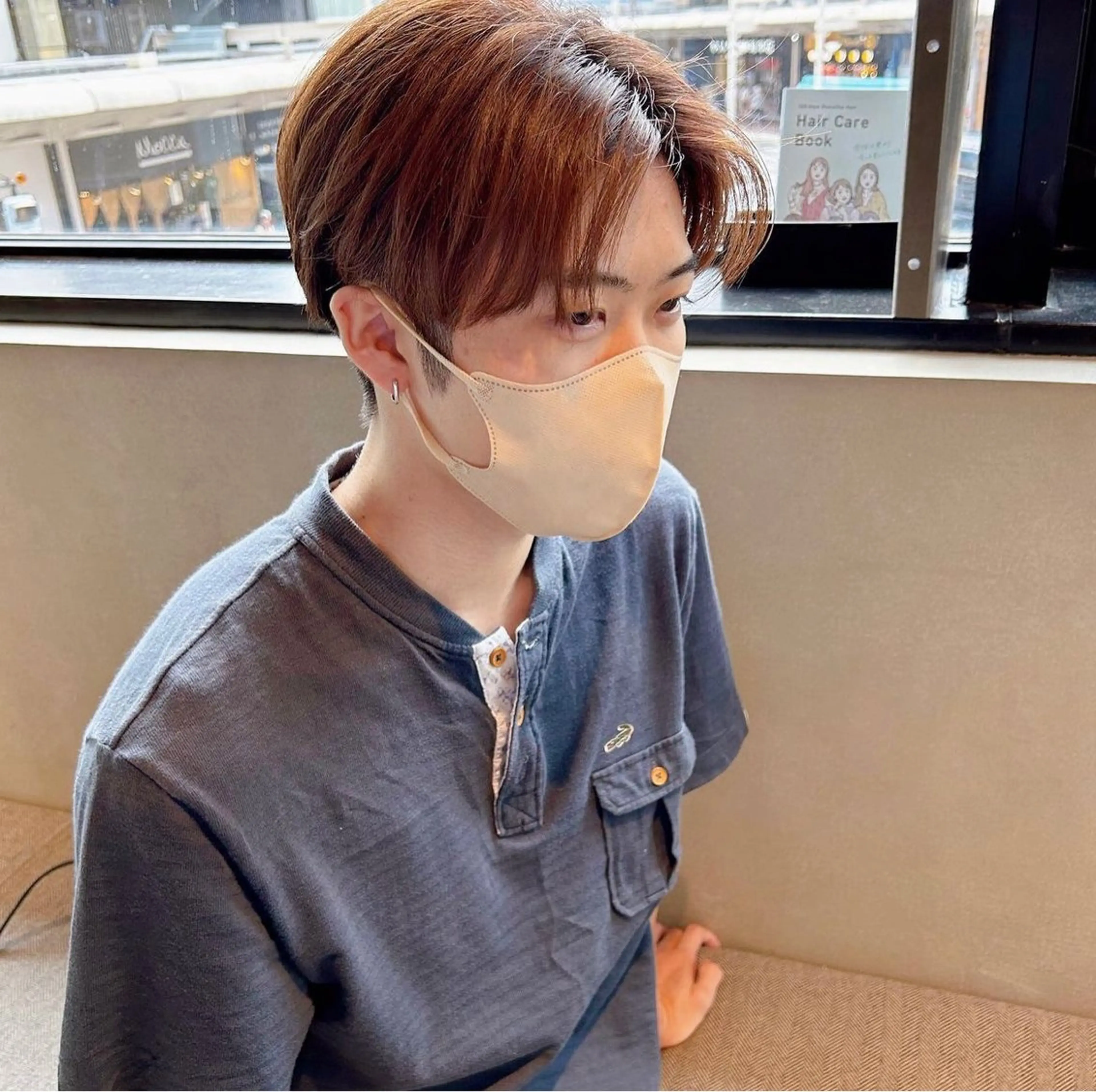 ショート カラー メンズ ブラウンカラー ナチュラルブラウン 松元 未有のマツエク・マツパデザイン