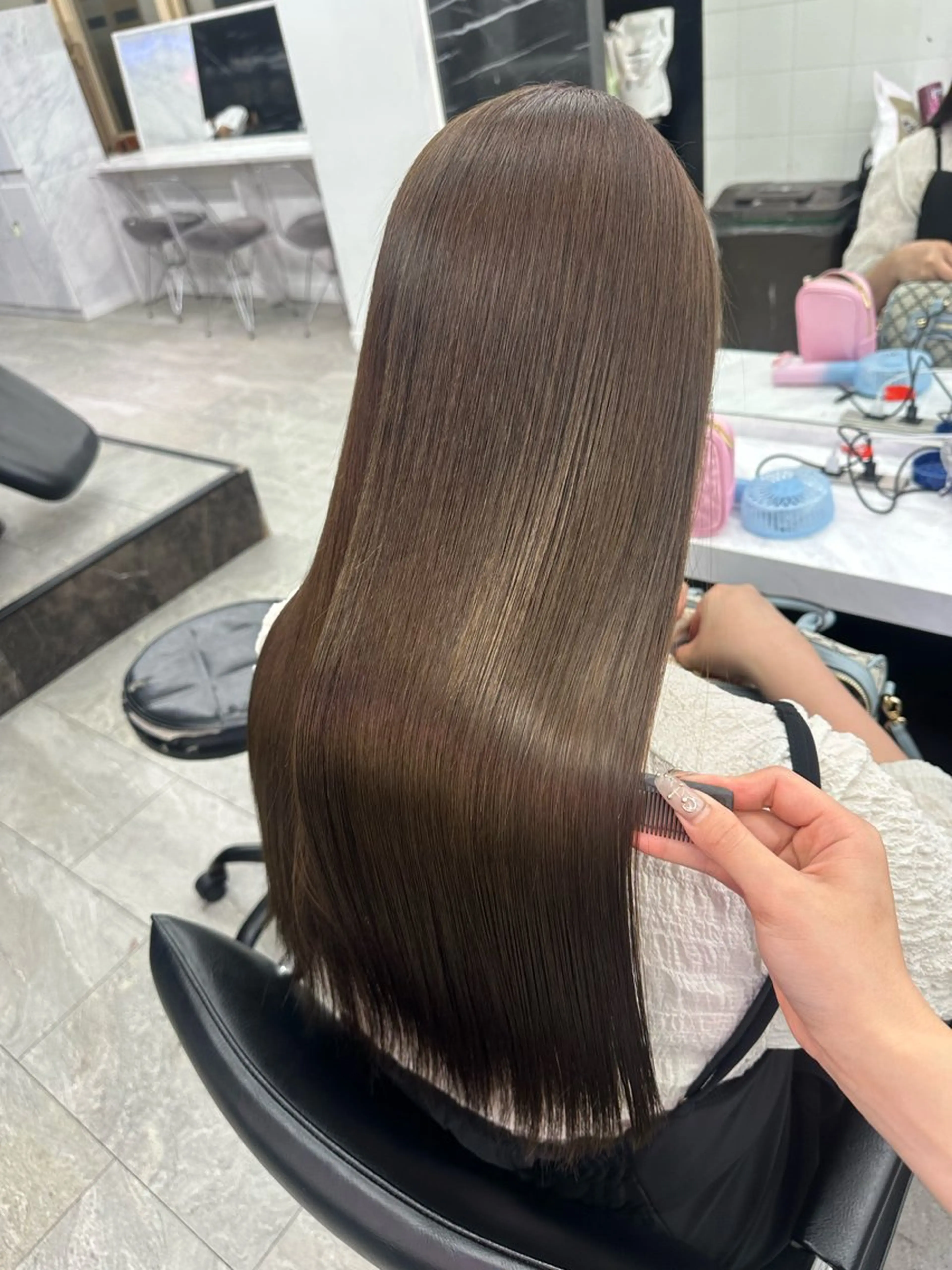 ロング トリートメント プルエクステ/カラー ⭐️KIR̋Aのヘアスタイル