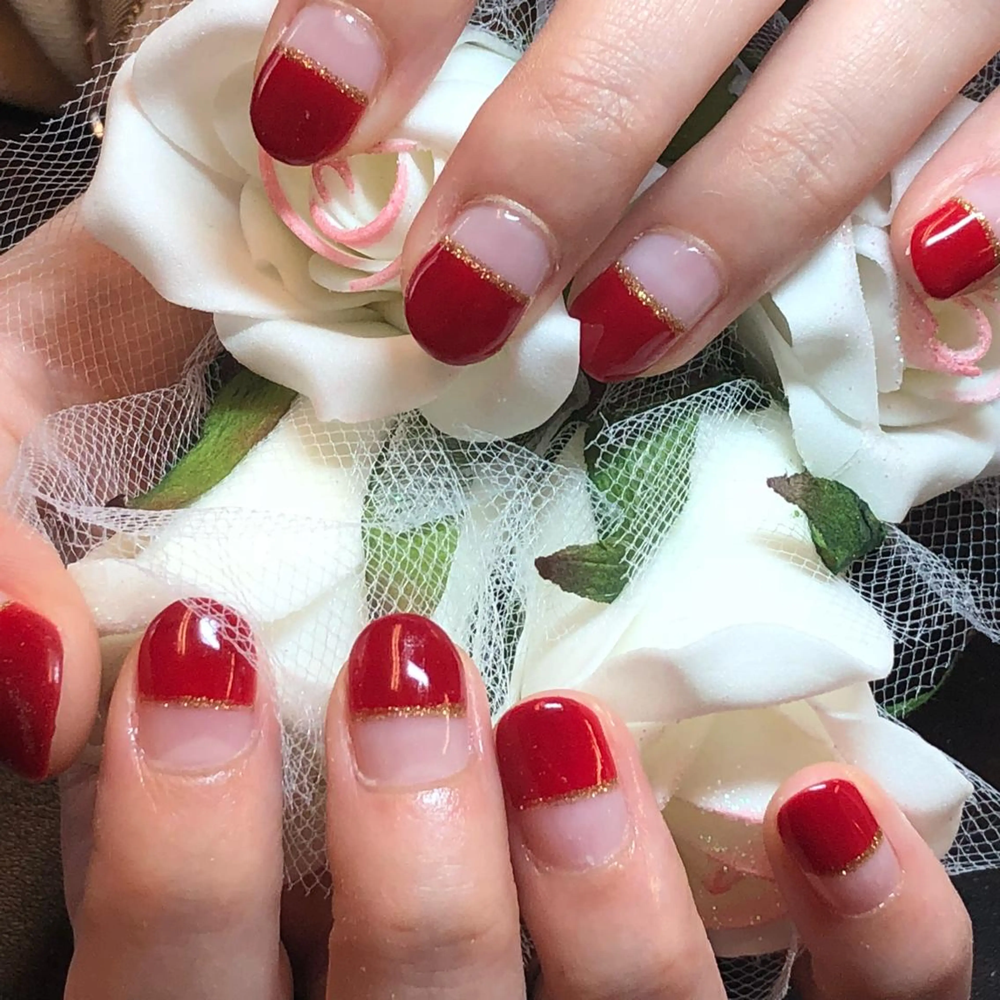 ネイル フレンチネイル KIREIE NAILSのネイルデザイン