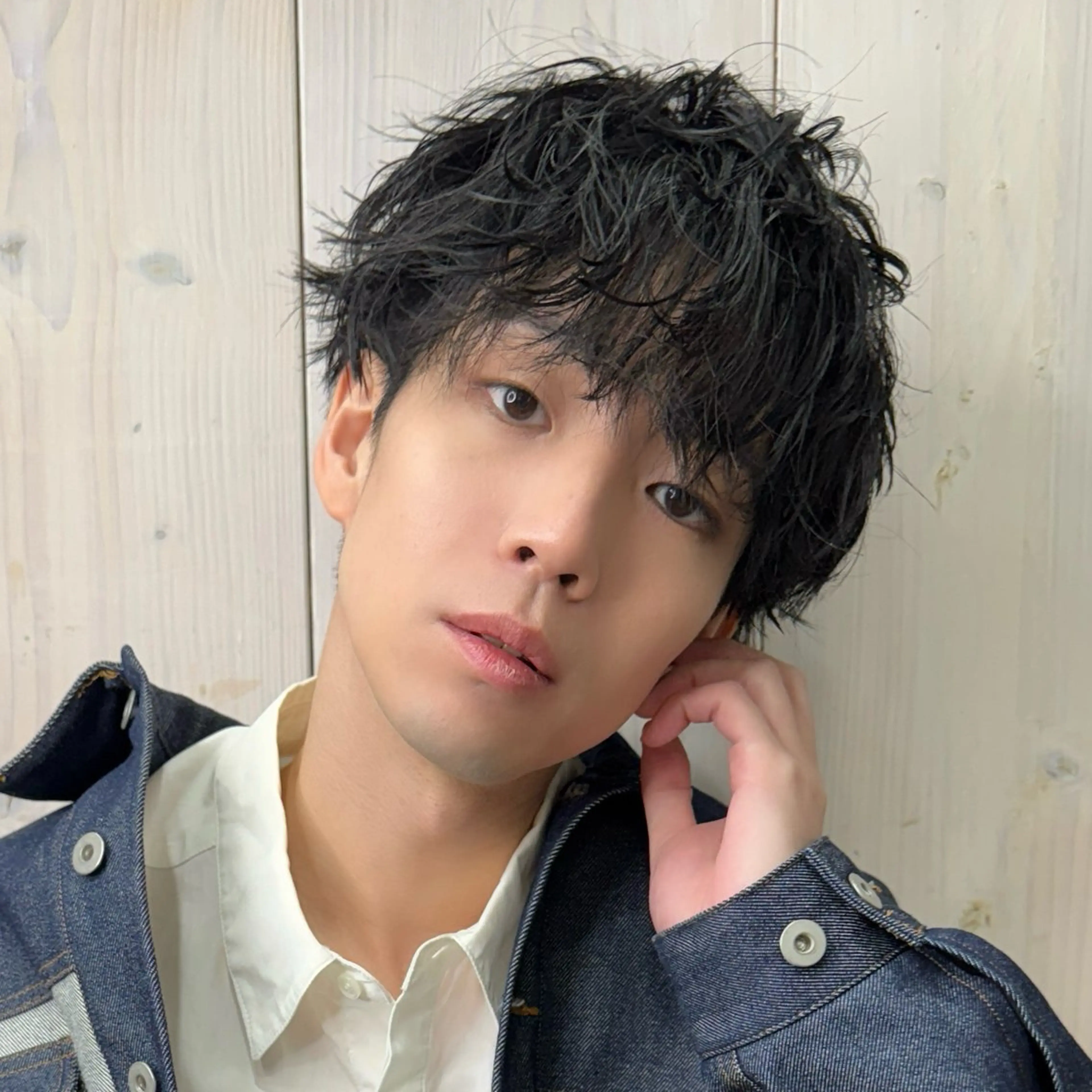 ショート パーマ メンズ カット パーマ メンズパーマ特化 calm岡本優希のヘアスタイル