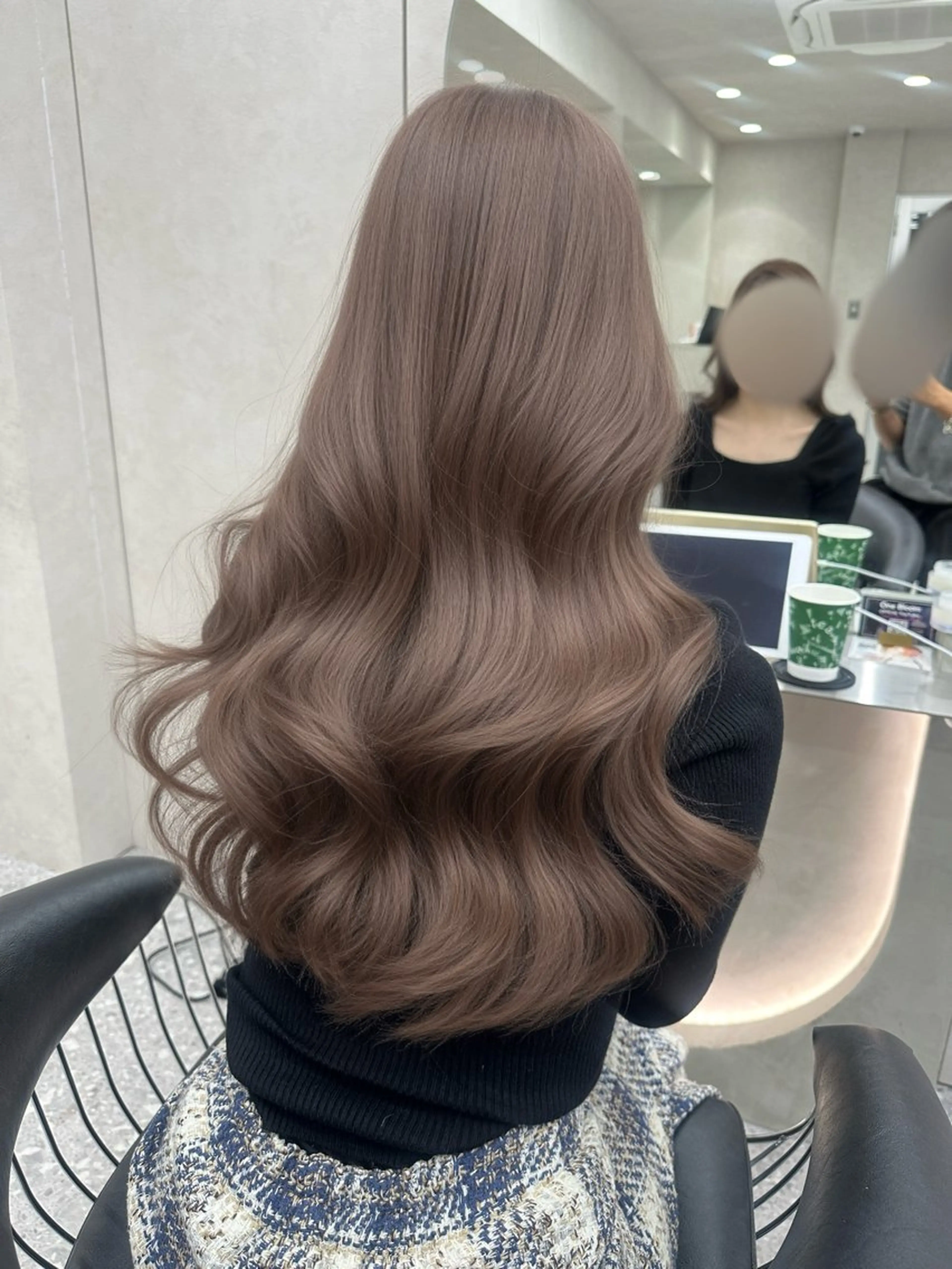 ロング カラー ヘアカラー トリートメント Lond  ulu所属・ハセ/韓国ヘア / lond uluのヘアスタイル