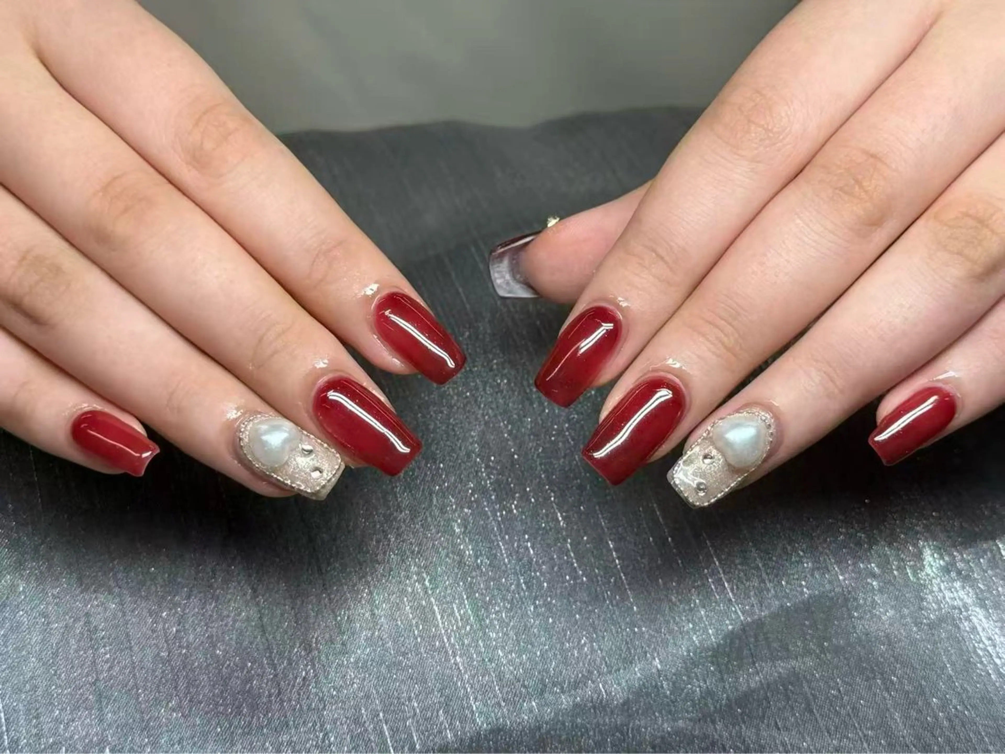 ネイル ハンドネイル Ui_Amor (パラジェル)のネイルデザイン