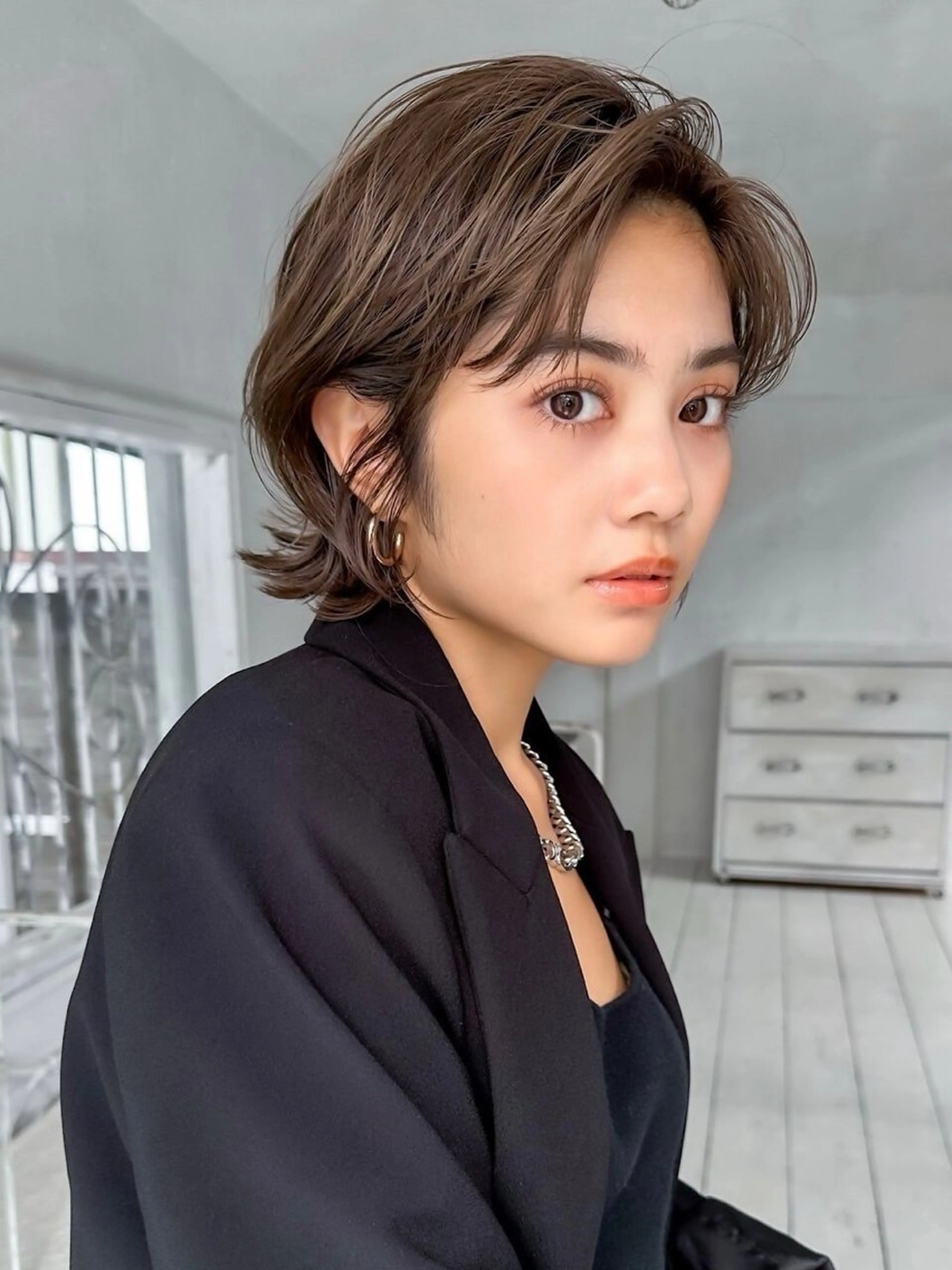 ショート カット ヘアカラー トリートメント Hello by Sea所属・髪質改善/縮毛矯正 /レイヤー/宮崎直弥のヘアスタイル