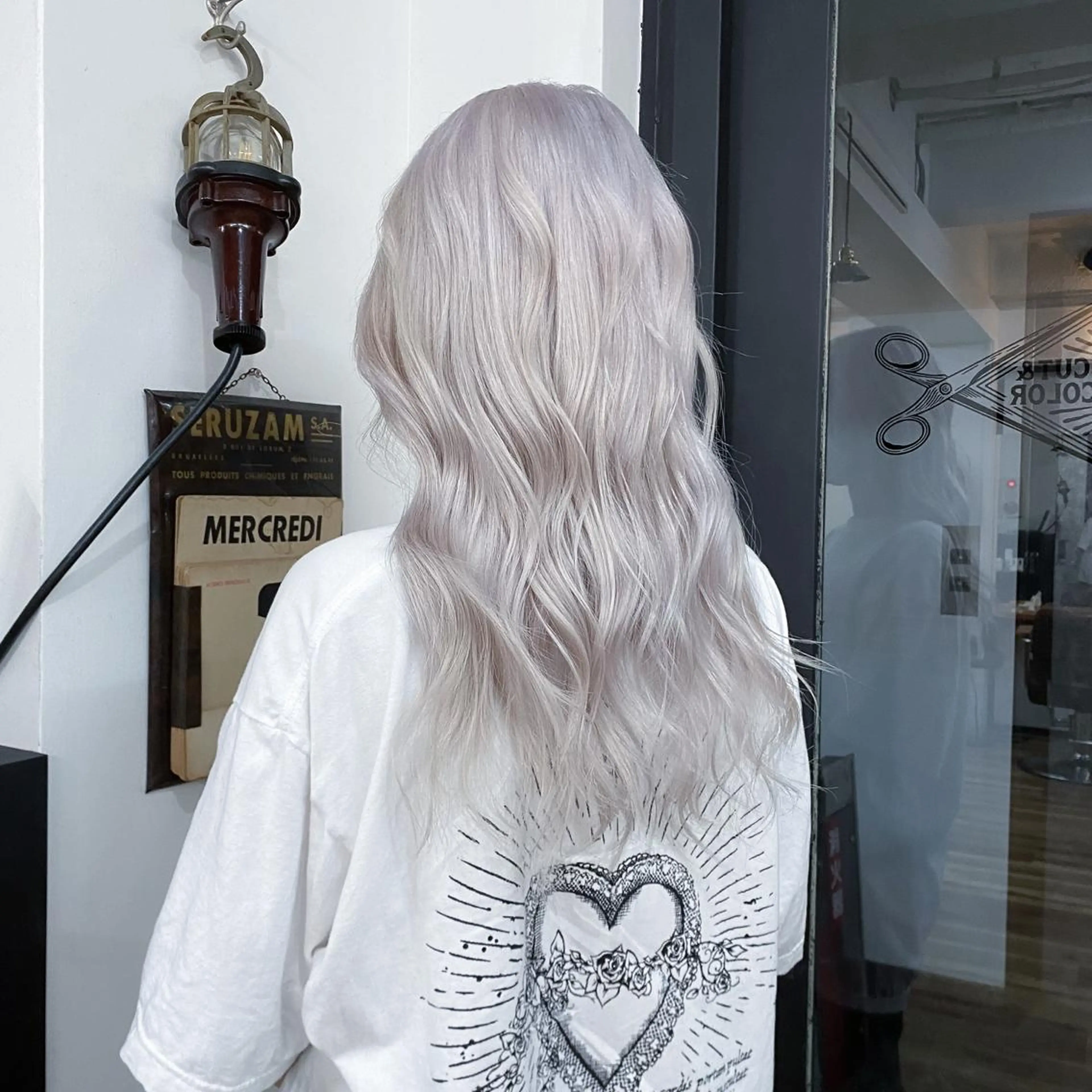 ロング カラー ハイトーンカラー ⭐️NAZUNAのヘアスタイル