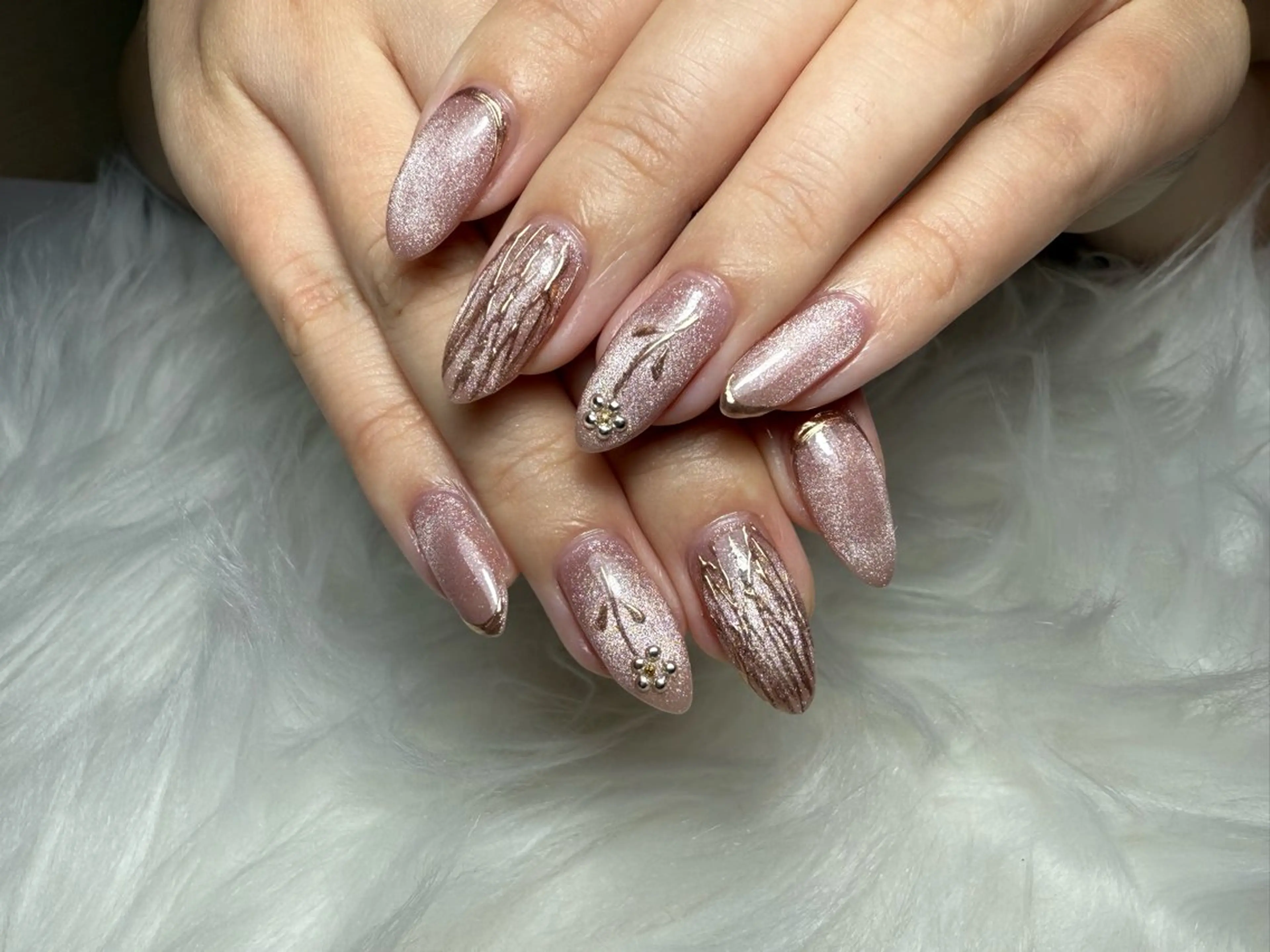 セミロング ハンドネイル shandy nail所属・shandy nailのネイルデザイン