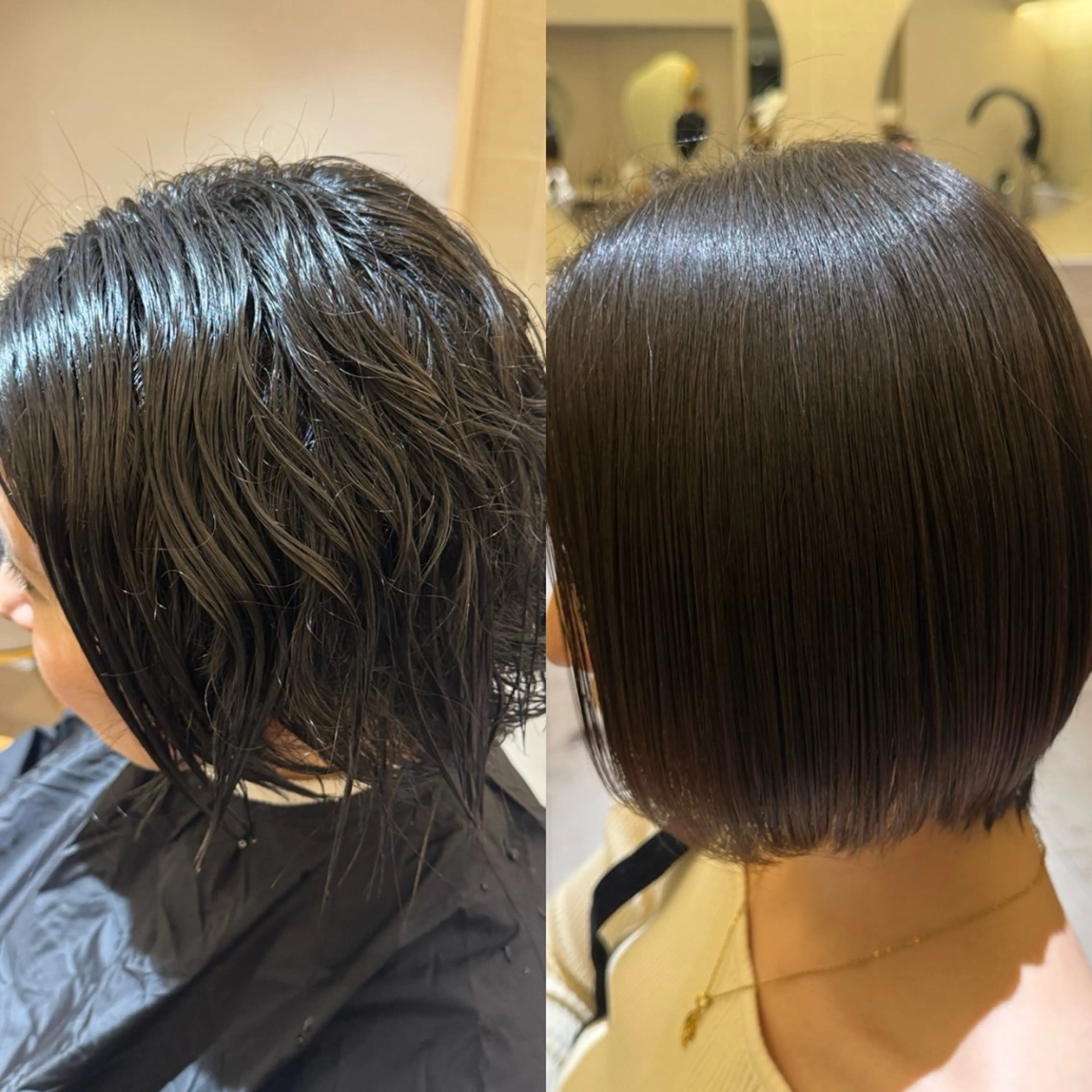 ショート 酸性ストレート yiye KEITOのヘアスタイル