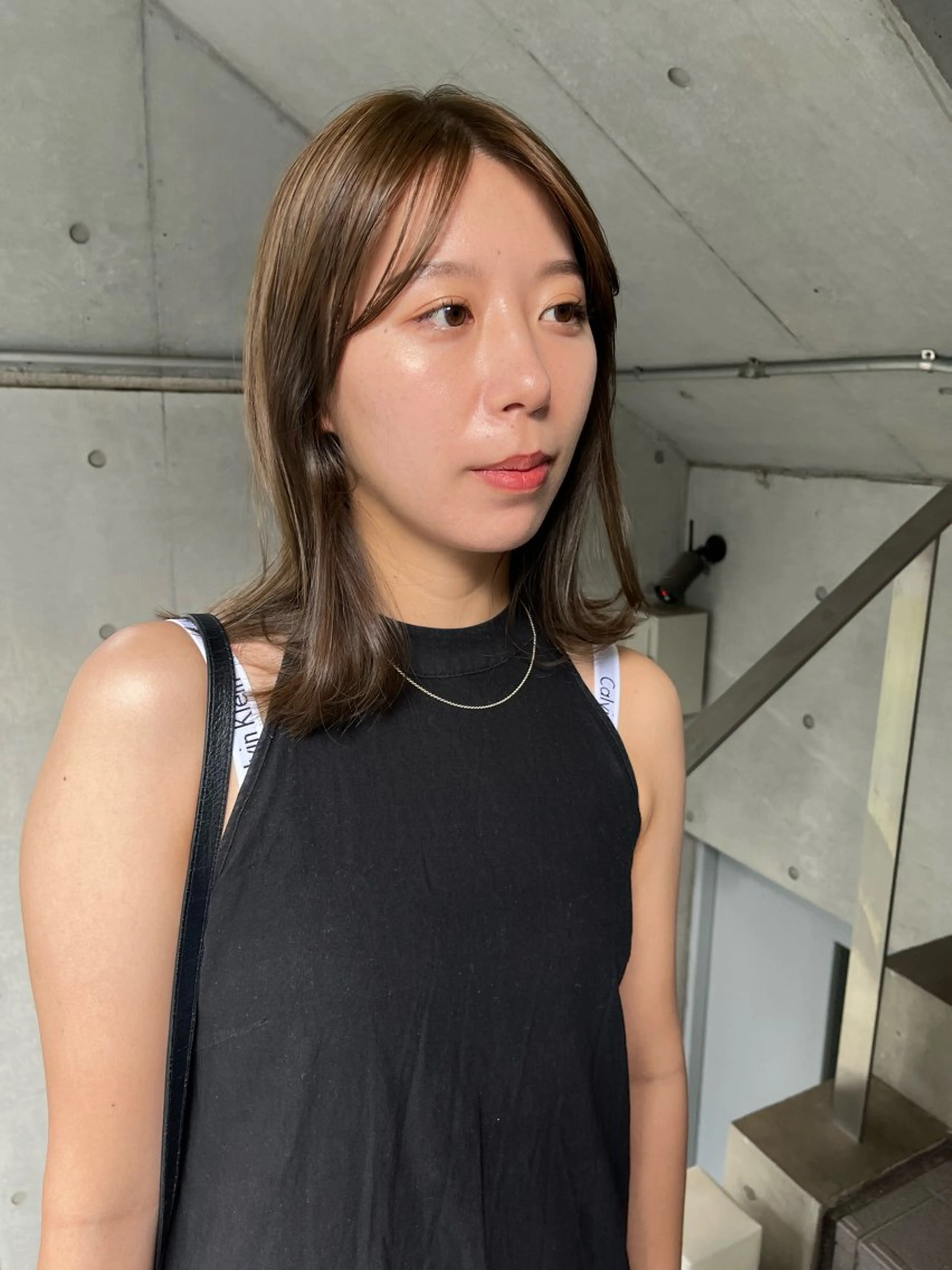 セミロング カラー ベージュカラー オリーブベージュ GO TODAY SHAiRE SALON表参道Polaris店所属・暖色カラー/ピンク カラー/HARUKAのヘアスタイル