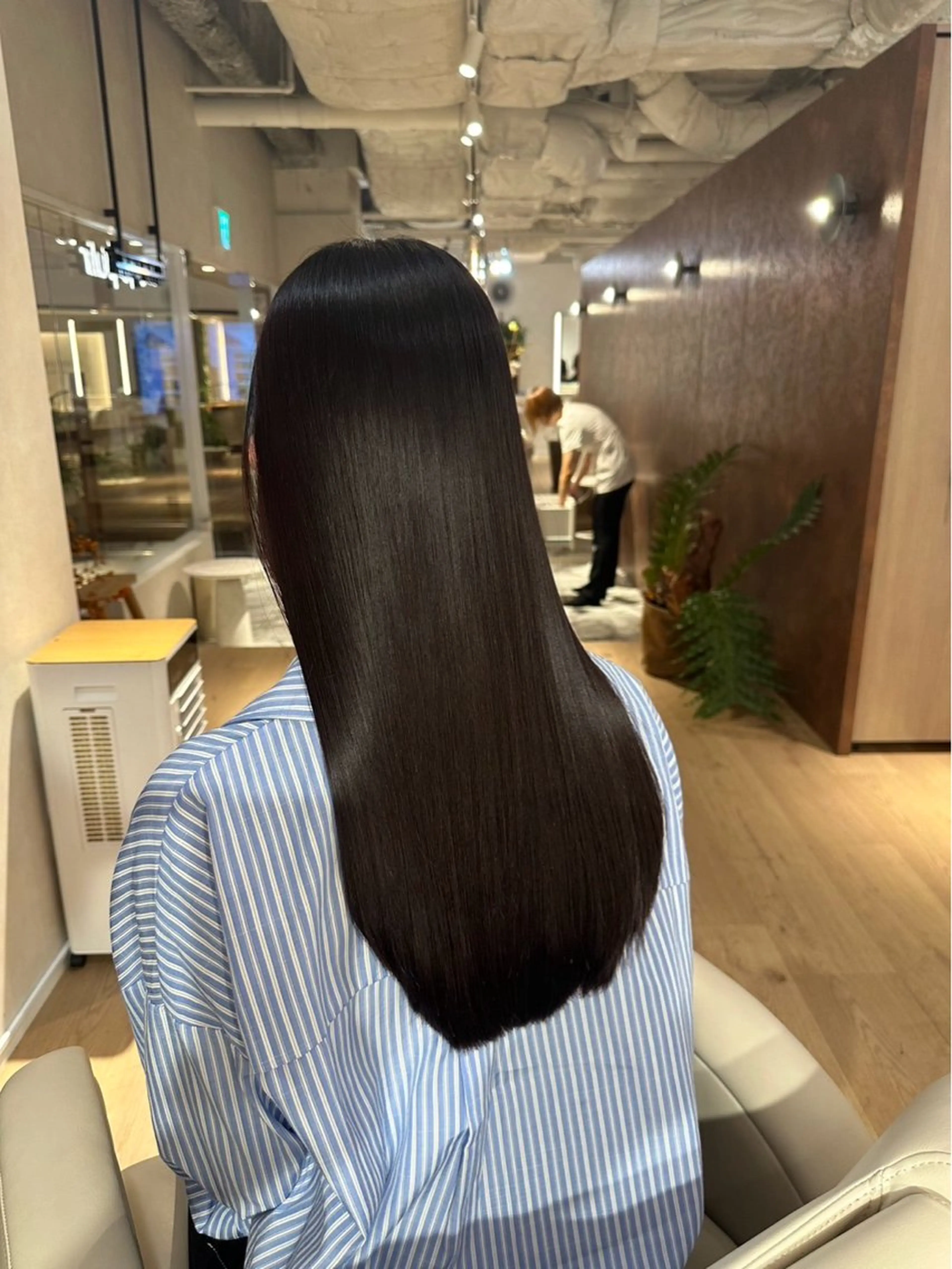 ロング パーマ 縮毛矯正 ウノプリール茶屋町店所属・Hotaru/梅田 /茶屋町のヘアスタイル